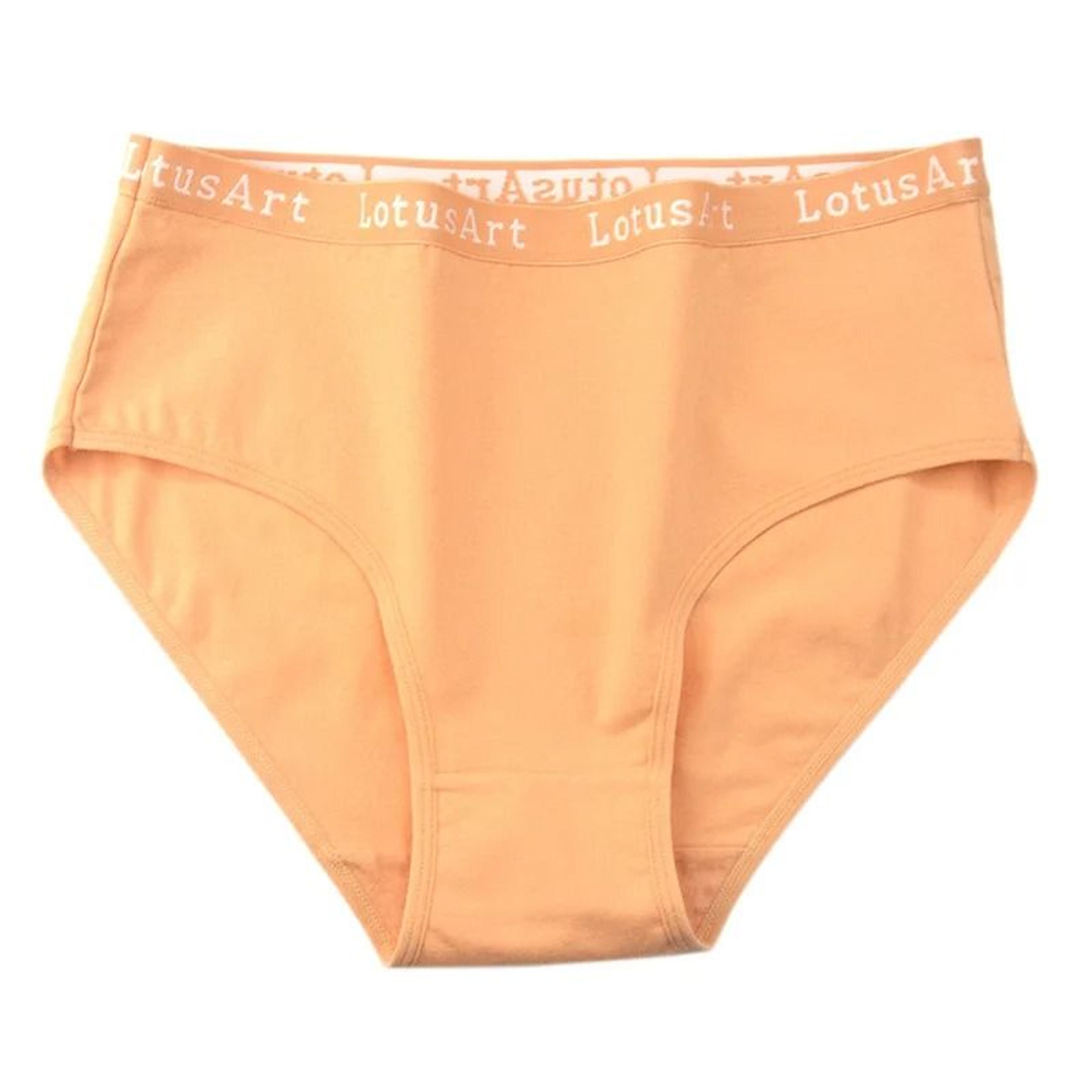 6 Piece High Waist Cotton Panty Set Breathable Solid Color Underwear For Women 7