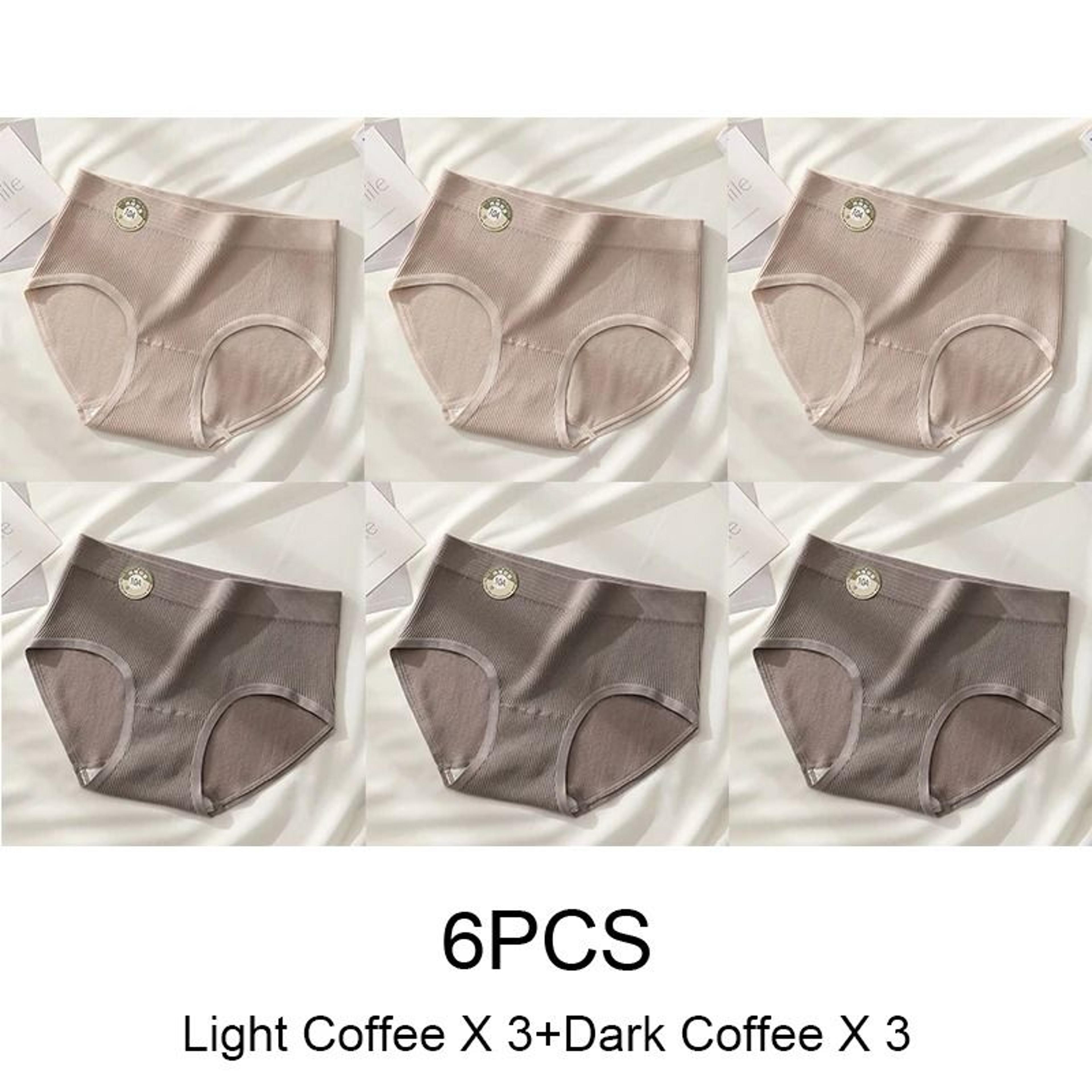 Seamless Sports Style Panties Set For Women Soft Stretch Solid Briefs 9
