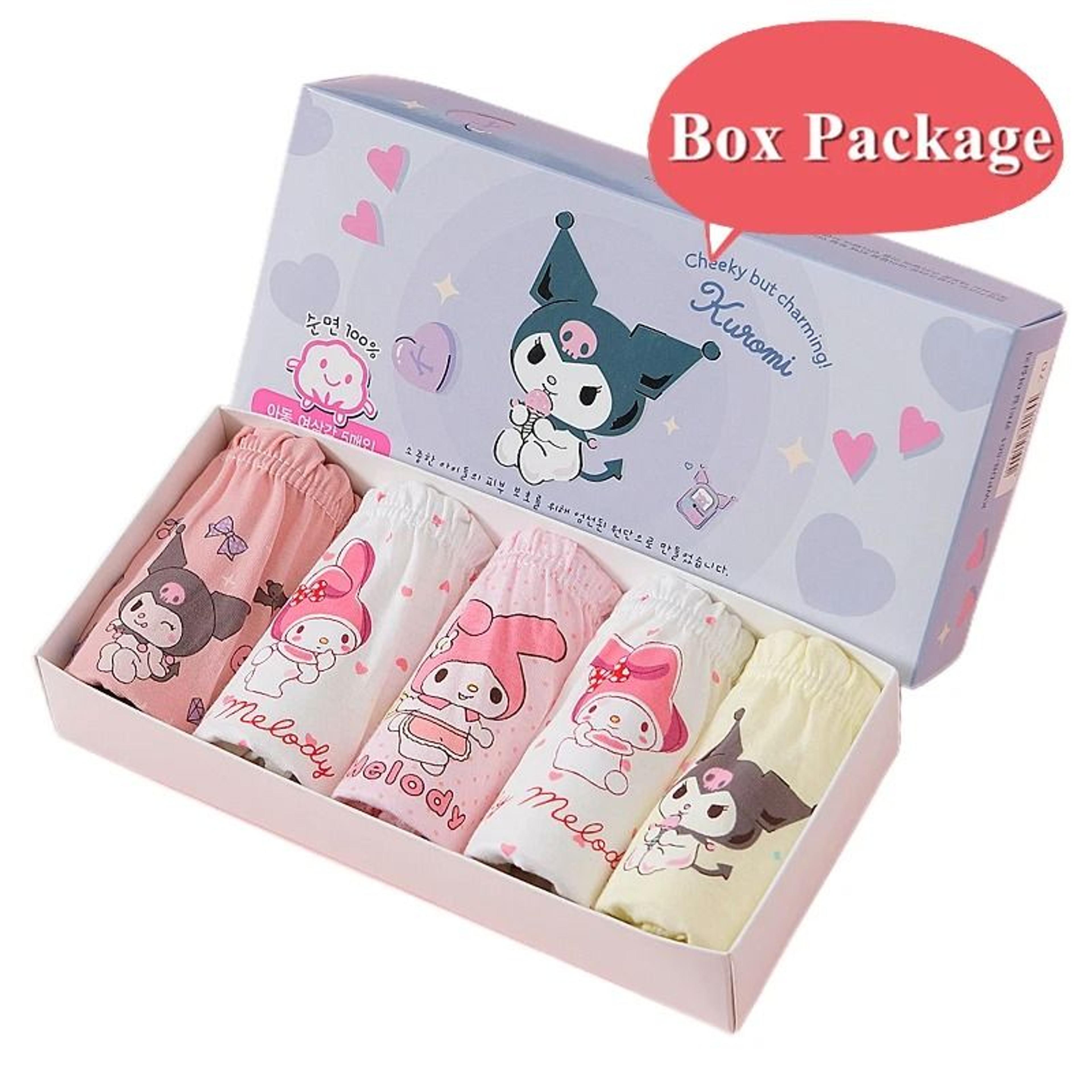 Cute Cartoon Cotton Girls Panties Soft Breathable Triangle Underwear For Kids 5 Or 10 Piece Set 6