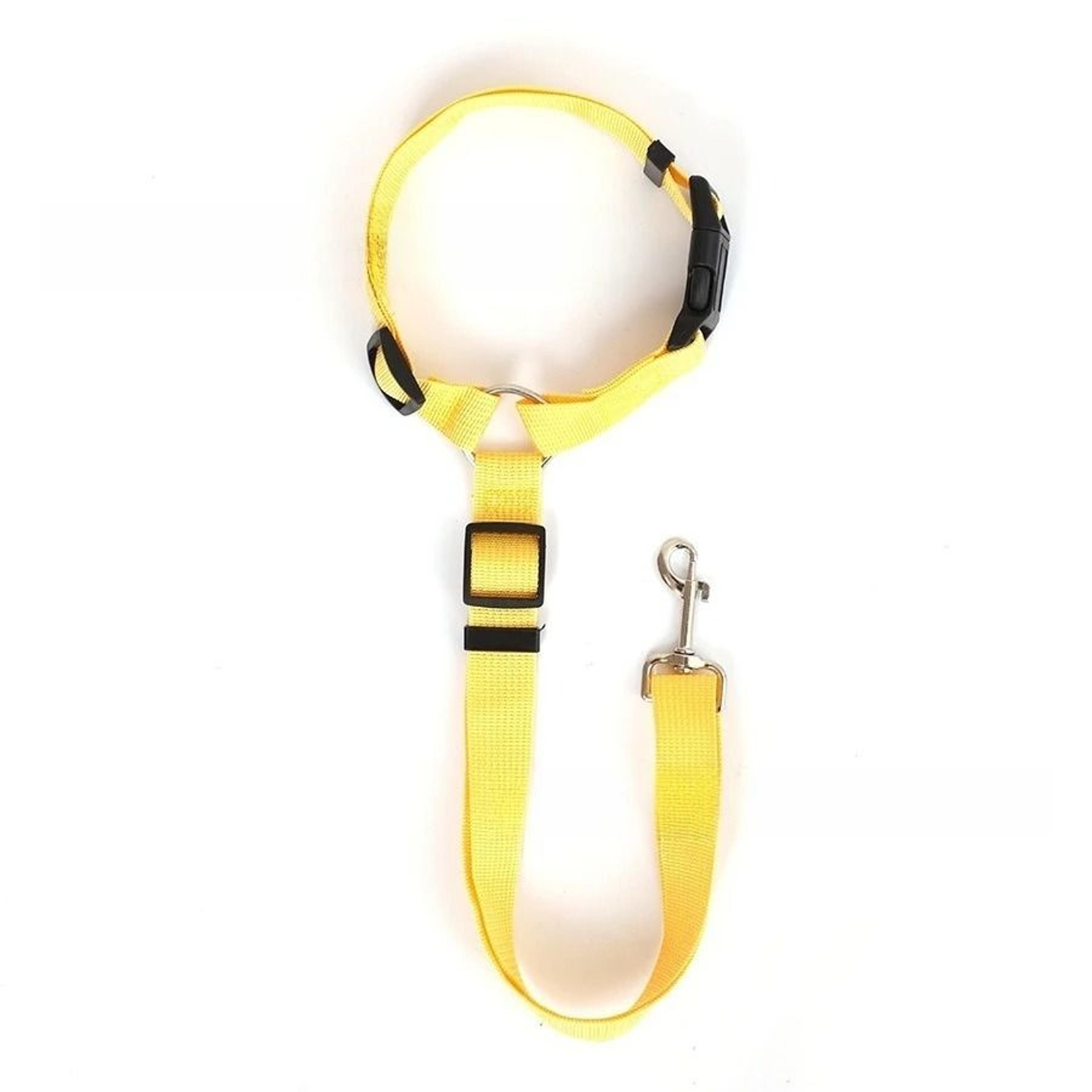 Adjustable Dog Car Seat Belt Nylon Leash Two In One Safety Harness 6