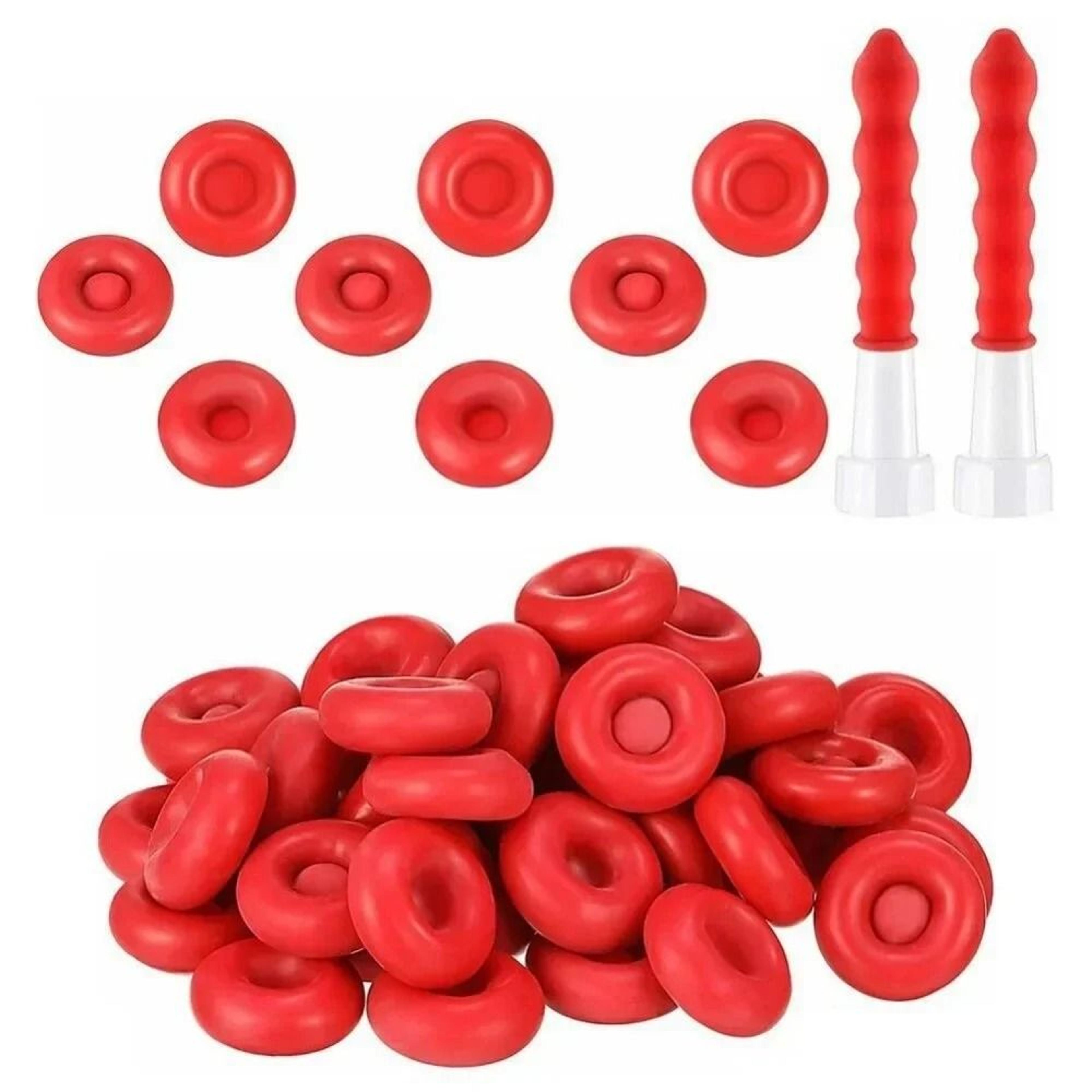 Red Caulk Saving Caps Silicone Caulk Sealer Saver For Open Tubes 5
