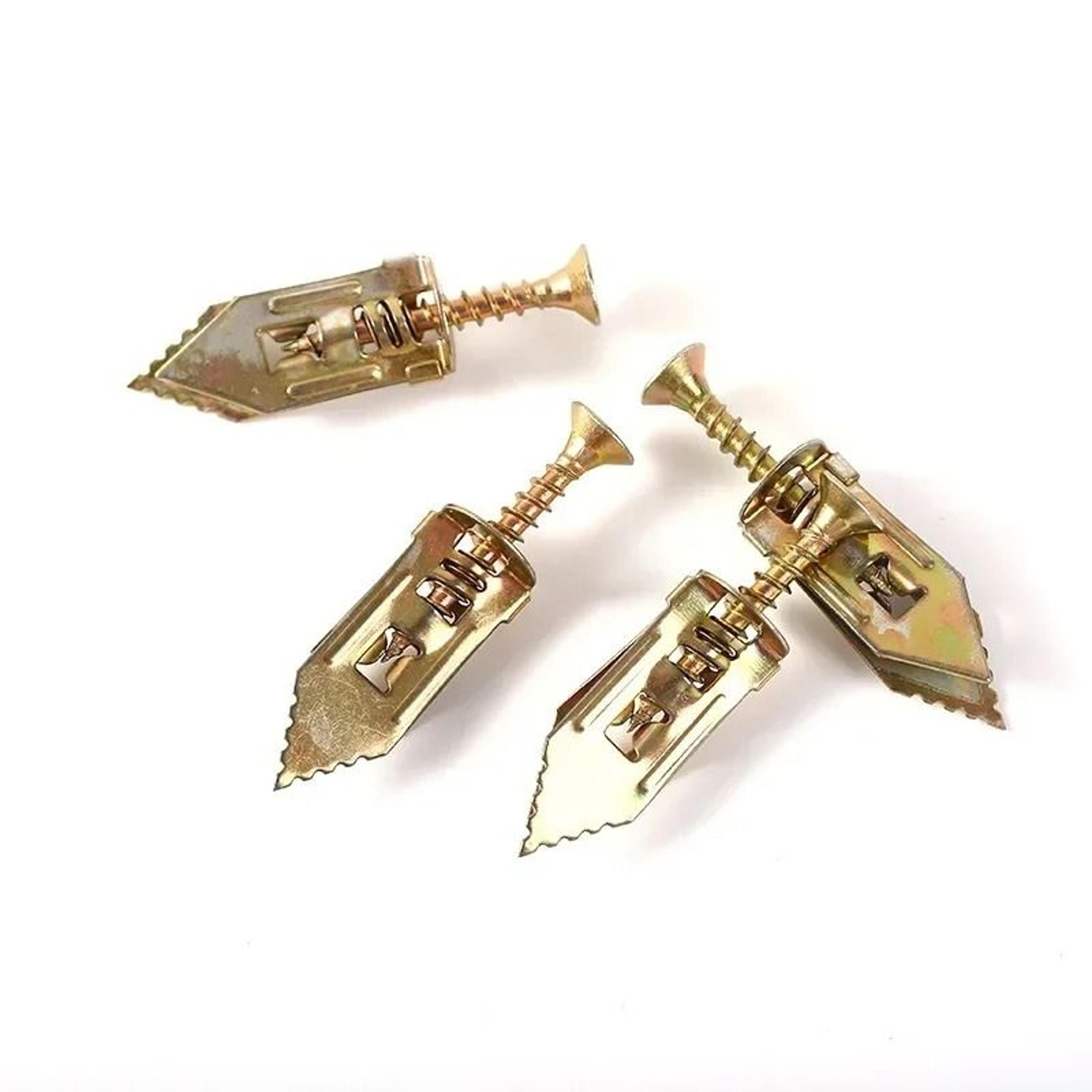 Self Drilling Drywall Anchors Screws Set For Gypsum Plasterboard Installation 3