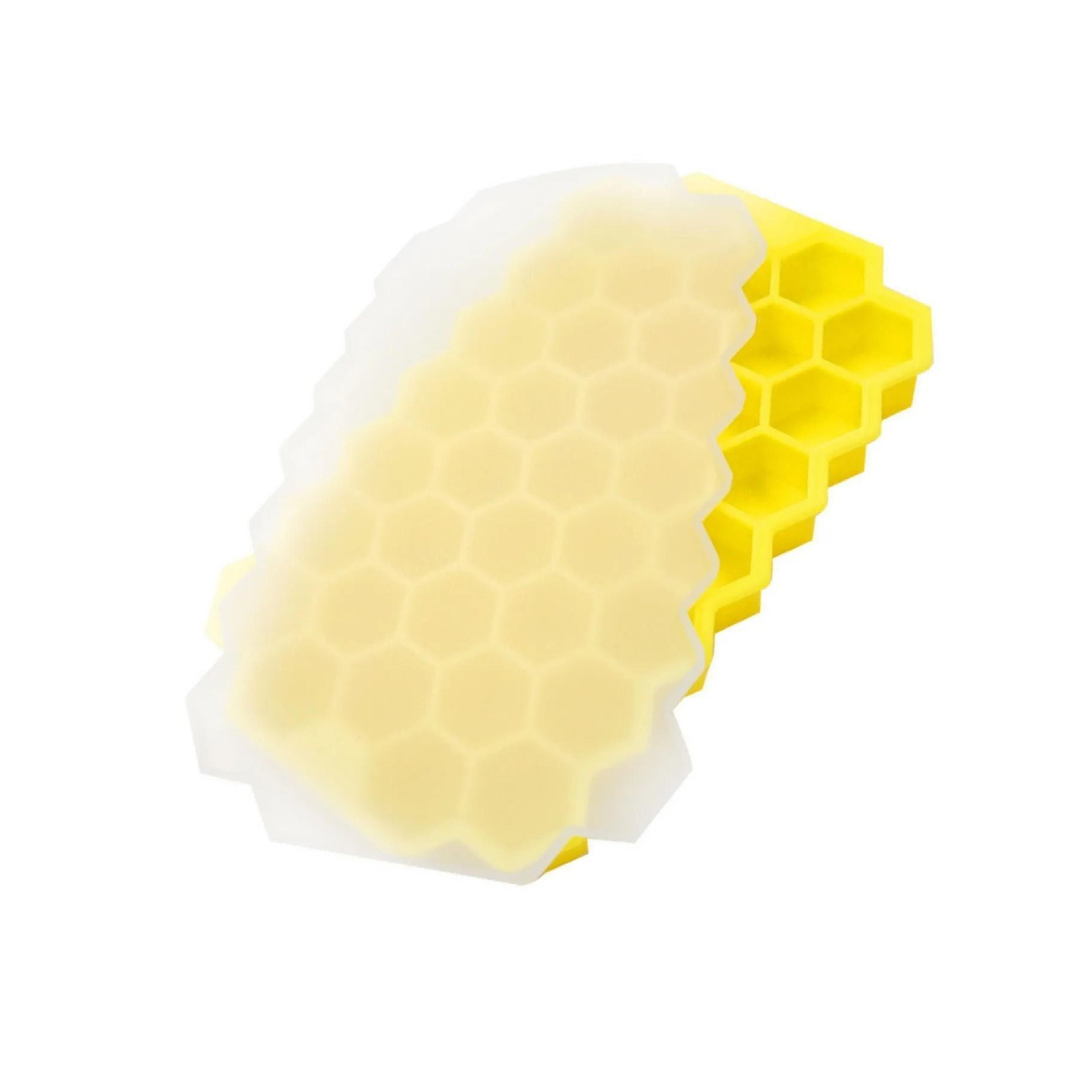 Honeycomb Silicone Ice Cube Mold 37 Cavity Reusable Ice Maker Tray 8