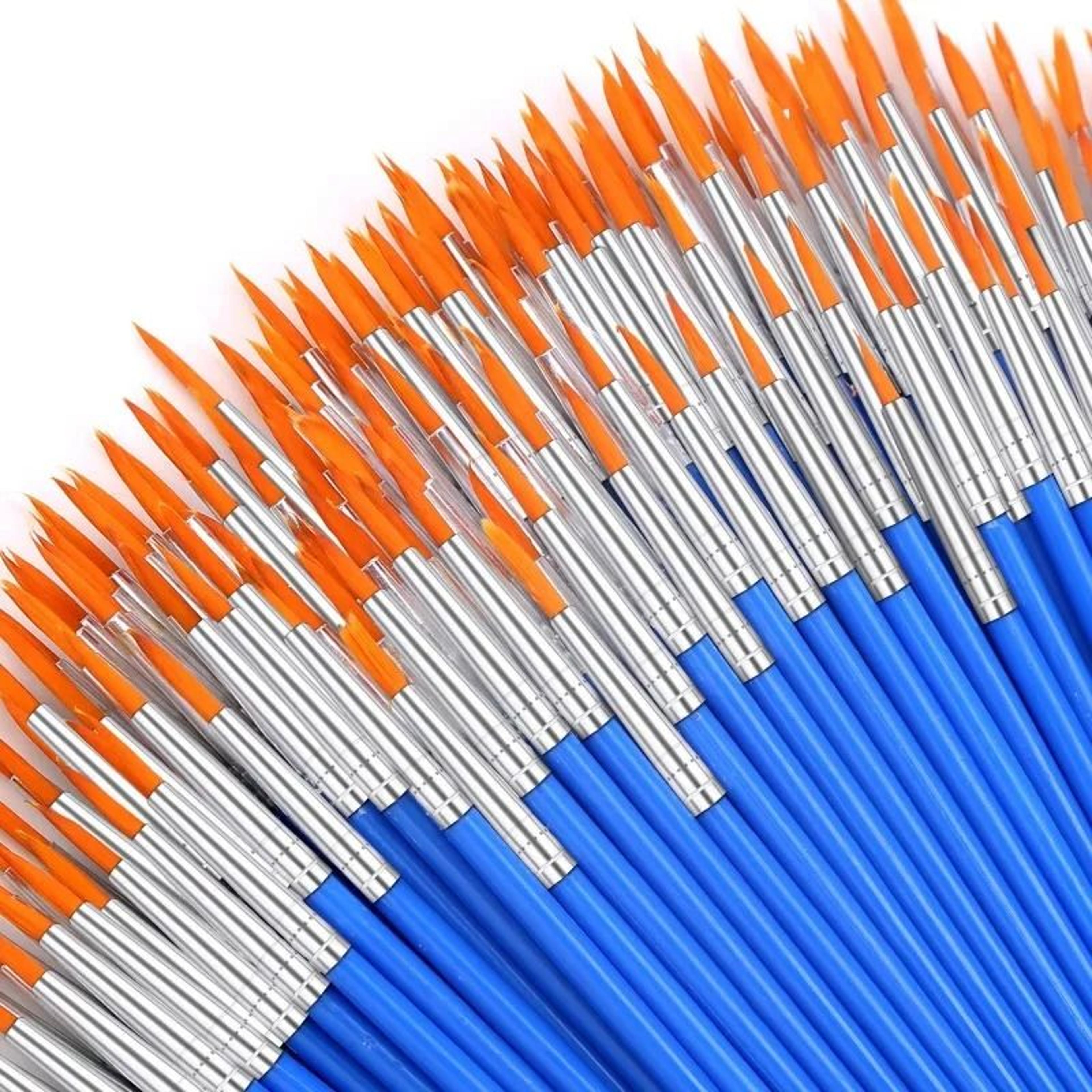 Painting Brushes Set 20 Pieces Nylon Hair Art Brushes For Acrylic Oil Watercolor 6