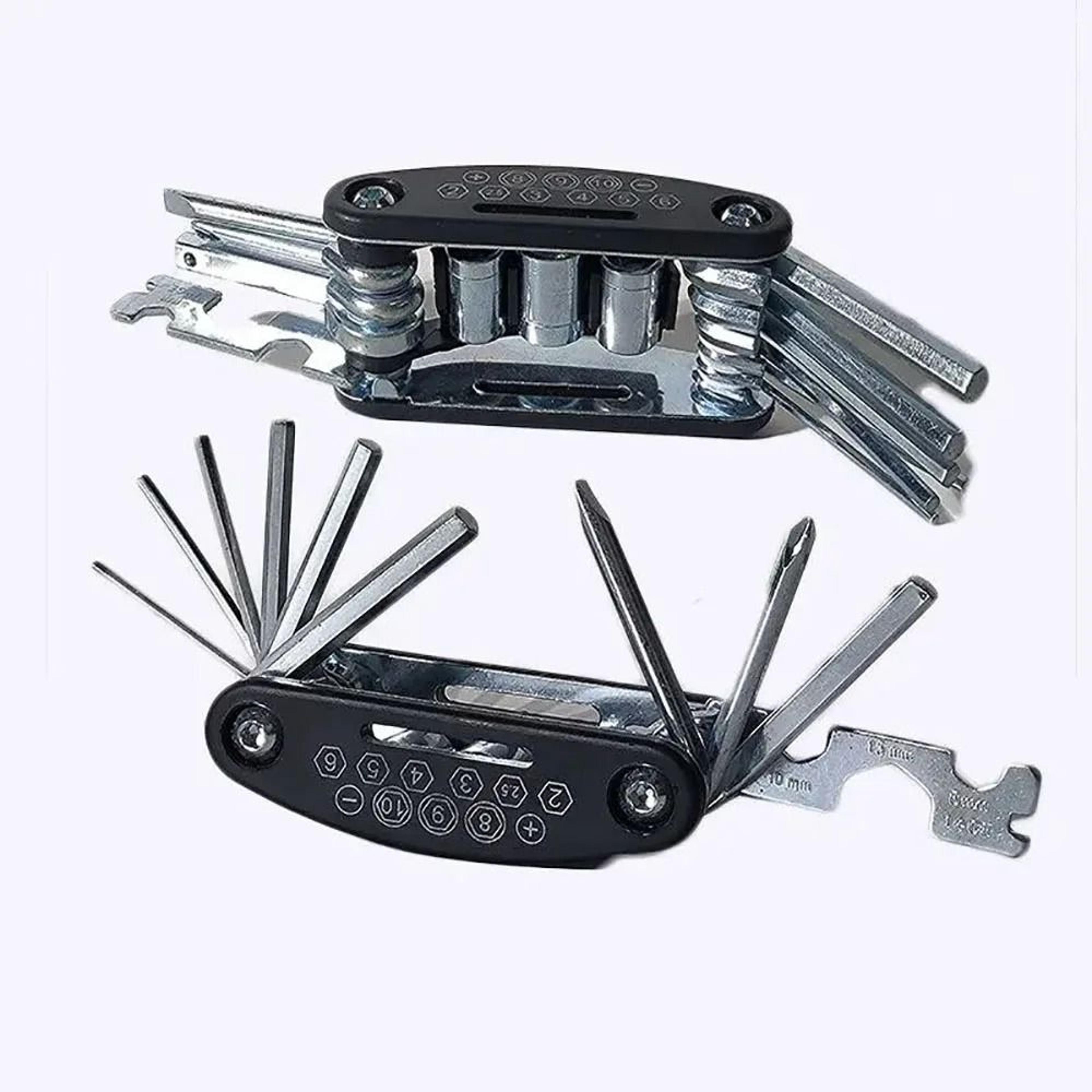 16 In 1 Bicycle Multi Tool Portable Wrench Screwdriver Repair Tool Set 6
