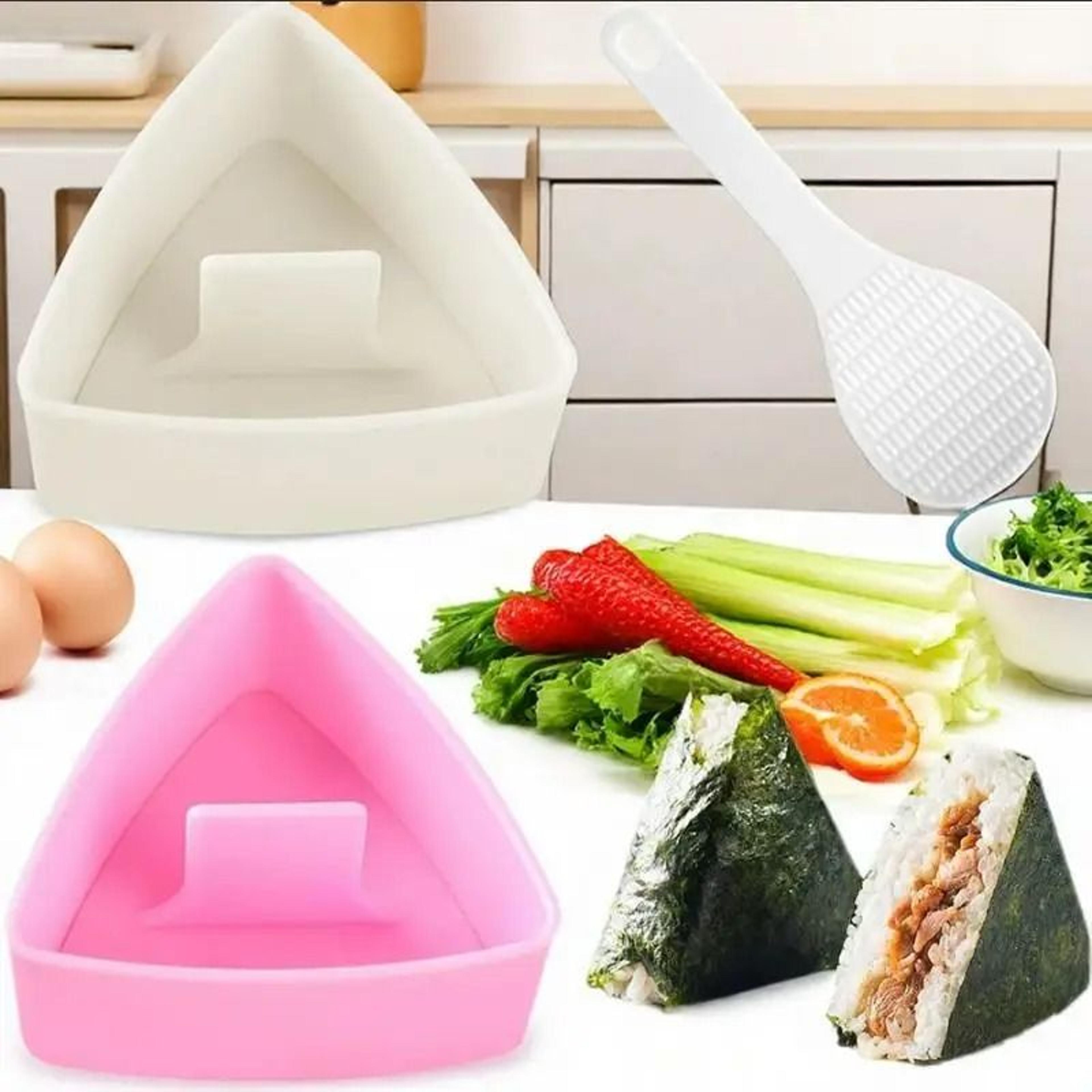 Plastic Sushi Mold Onigiri Rice Ball Press Set Of 3 0