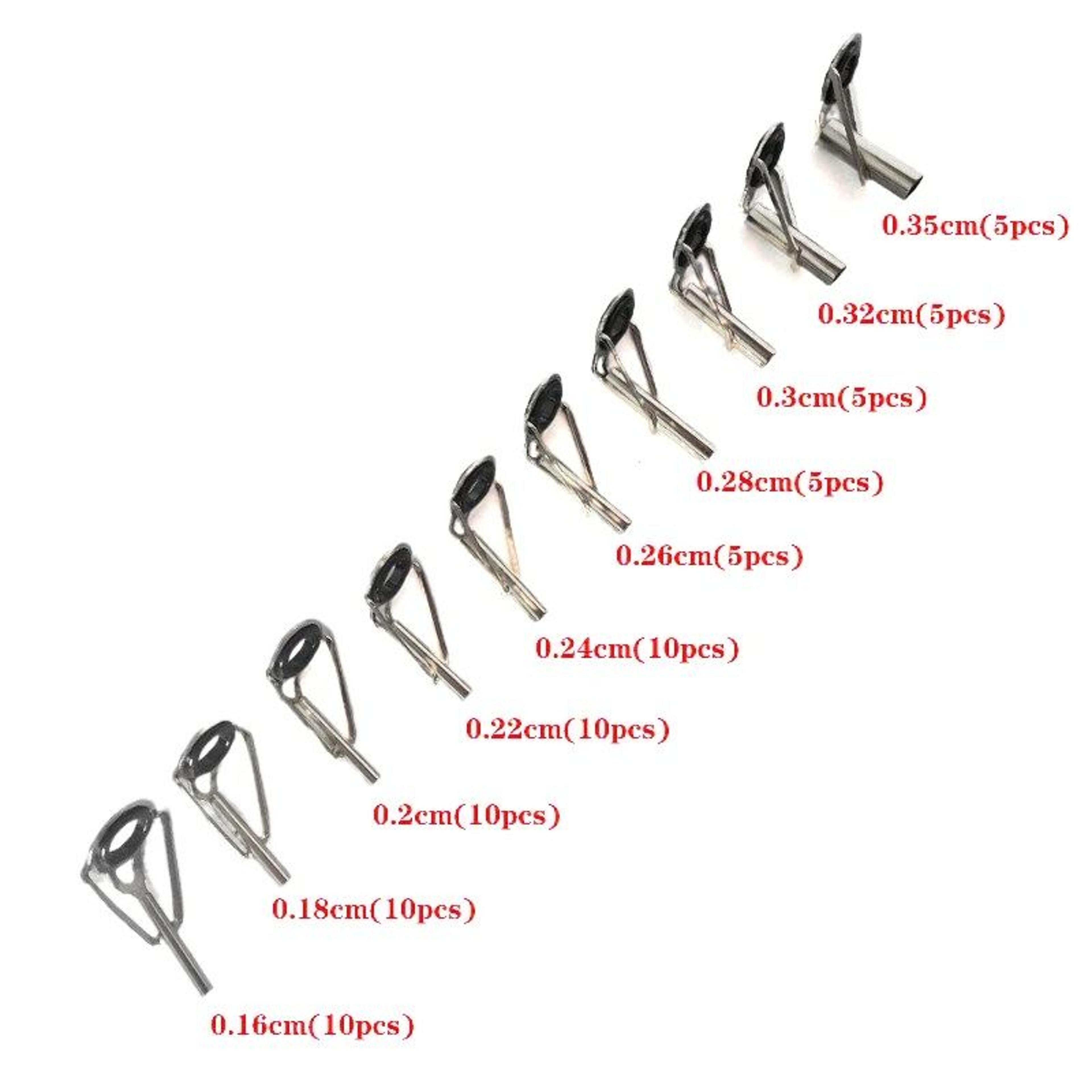 Fishing Rod Tip Repair Guide Rings Replacement Set Of 75 2
