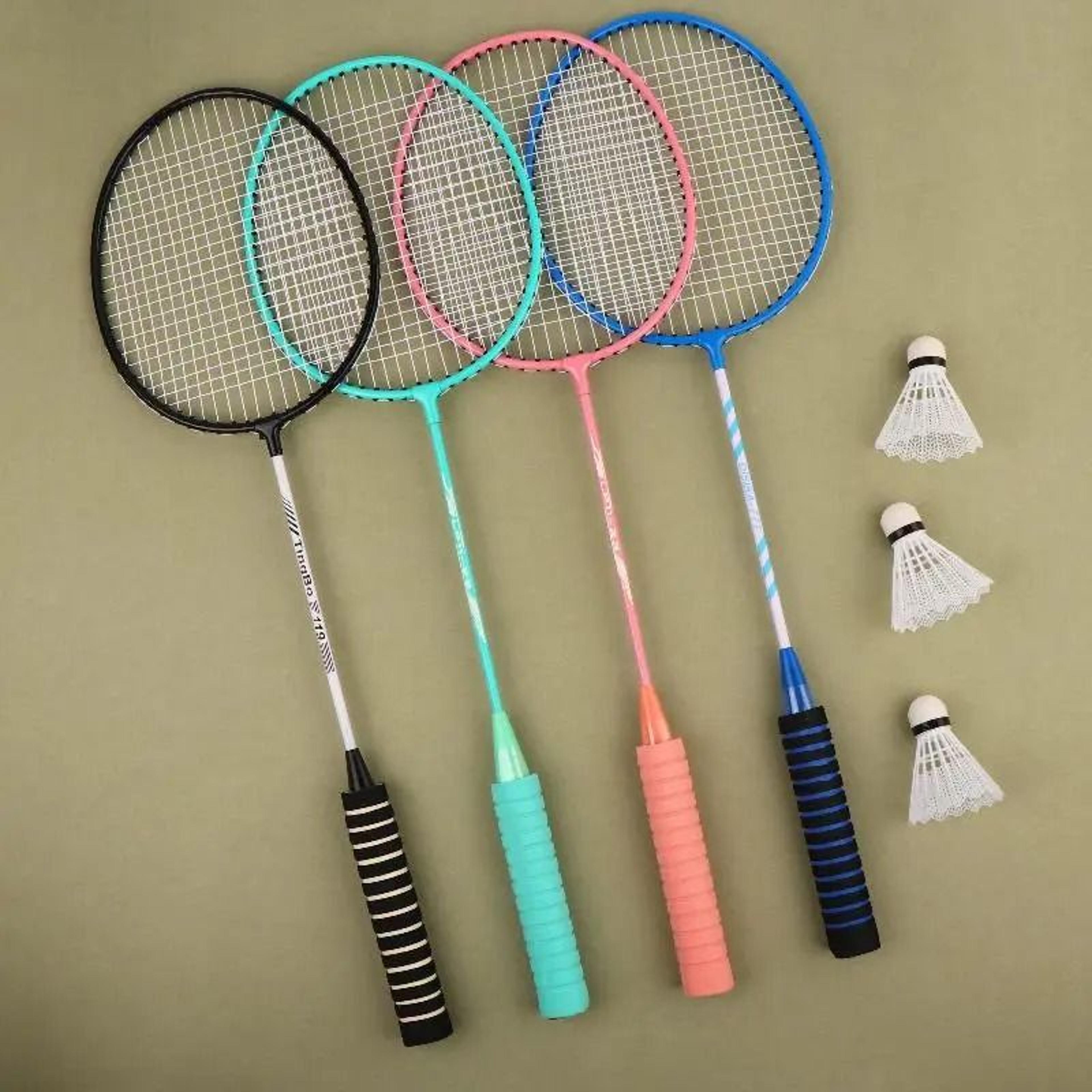 Professional Badminton Racket Set For Beginners And Training 1