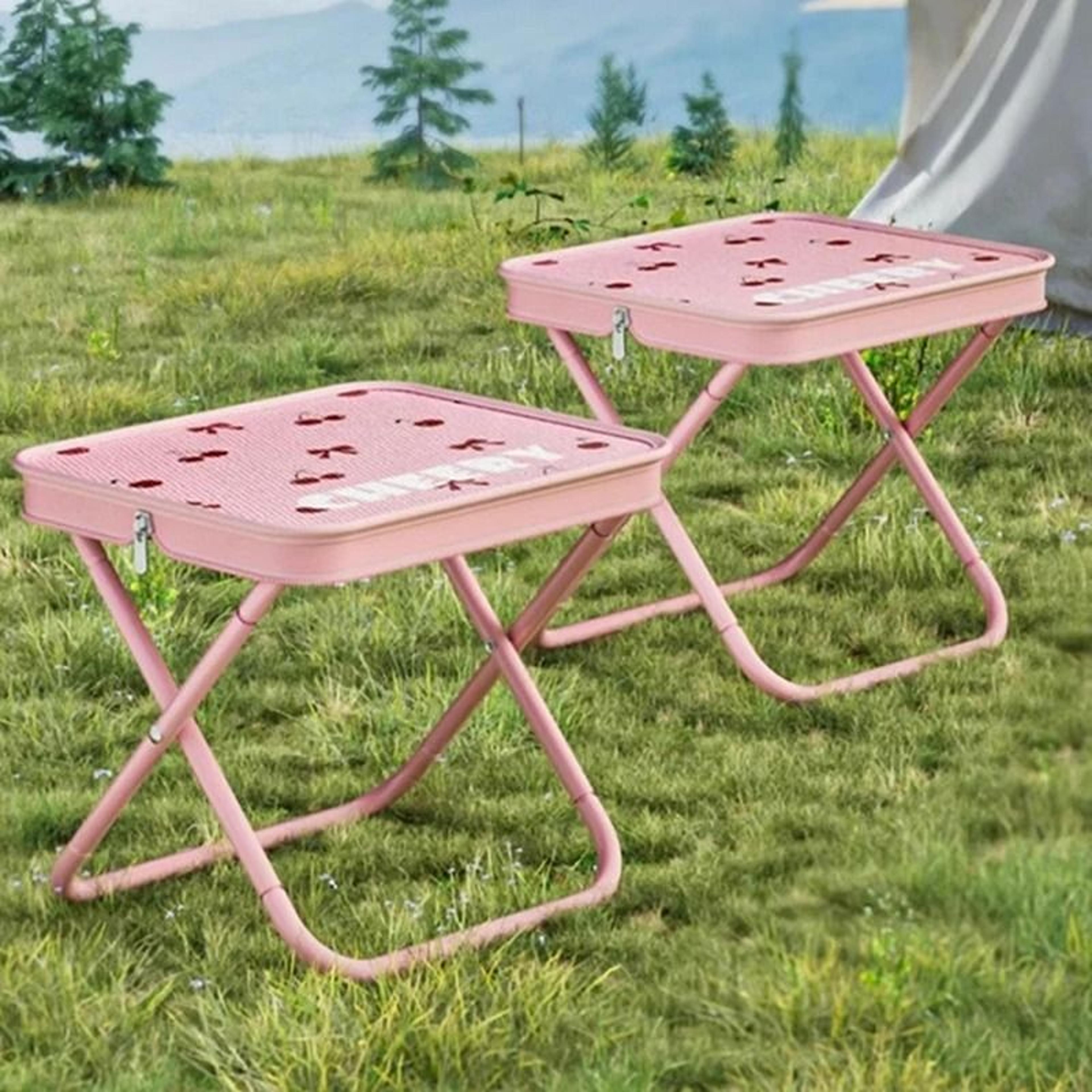 Portable Foldable Fishing Chair Camping Picnic Stool Small Bench 1