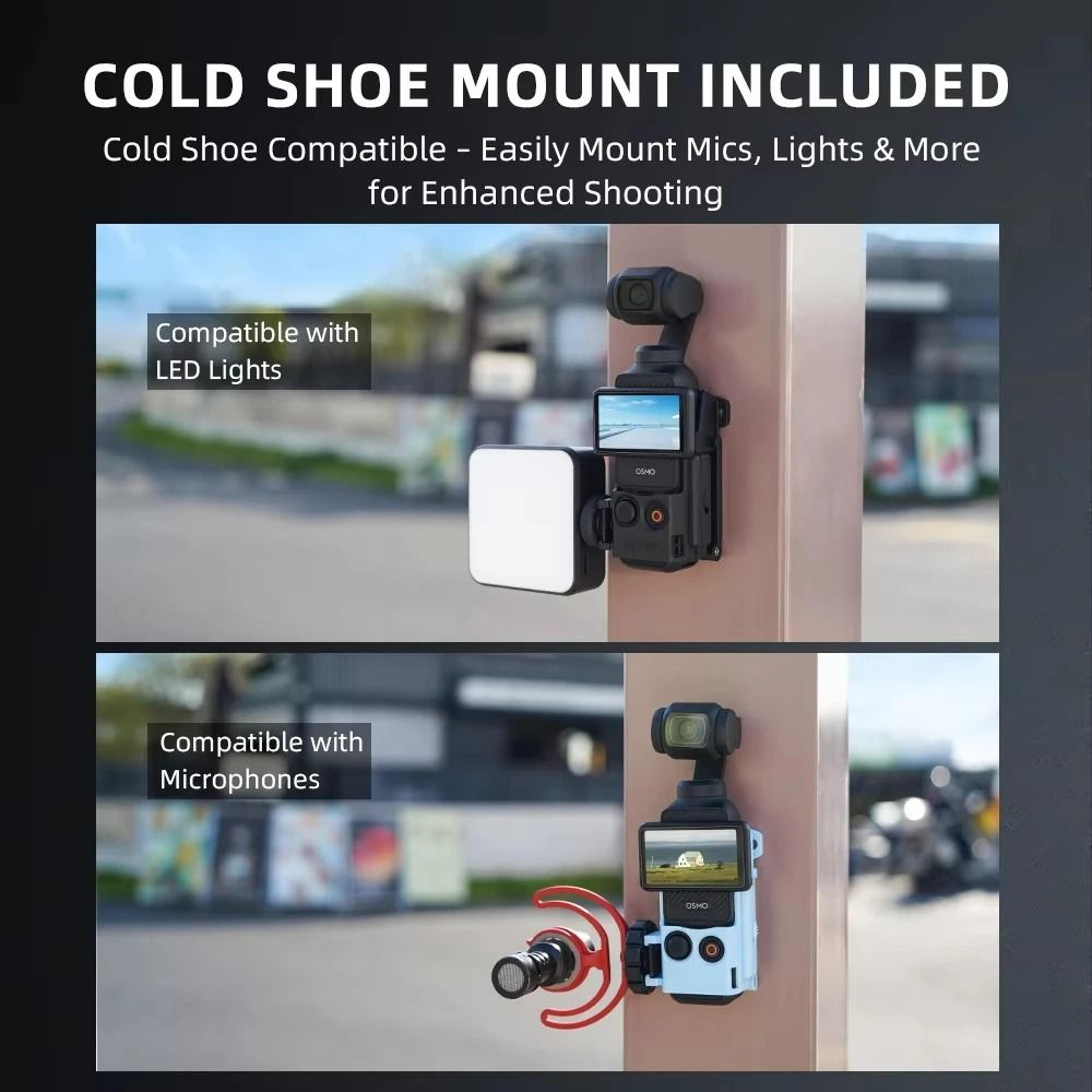 Magnetic Mount Quick Release Adapter Frame Holder For DJI Osmo Pocket 3 Vlogging Accessories 2