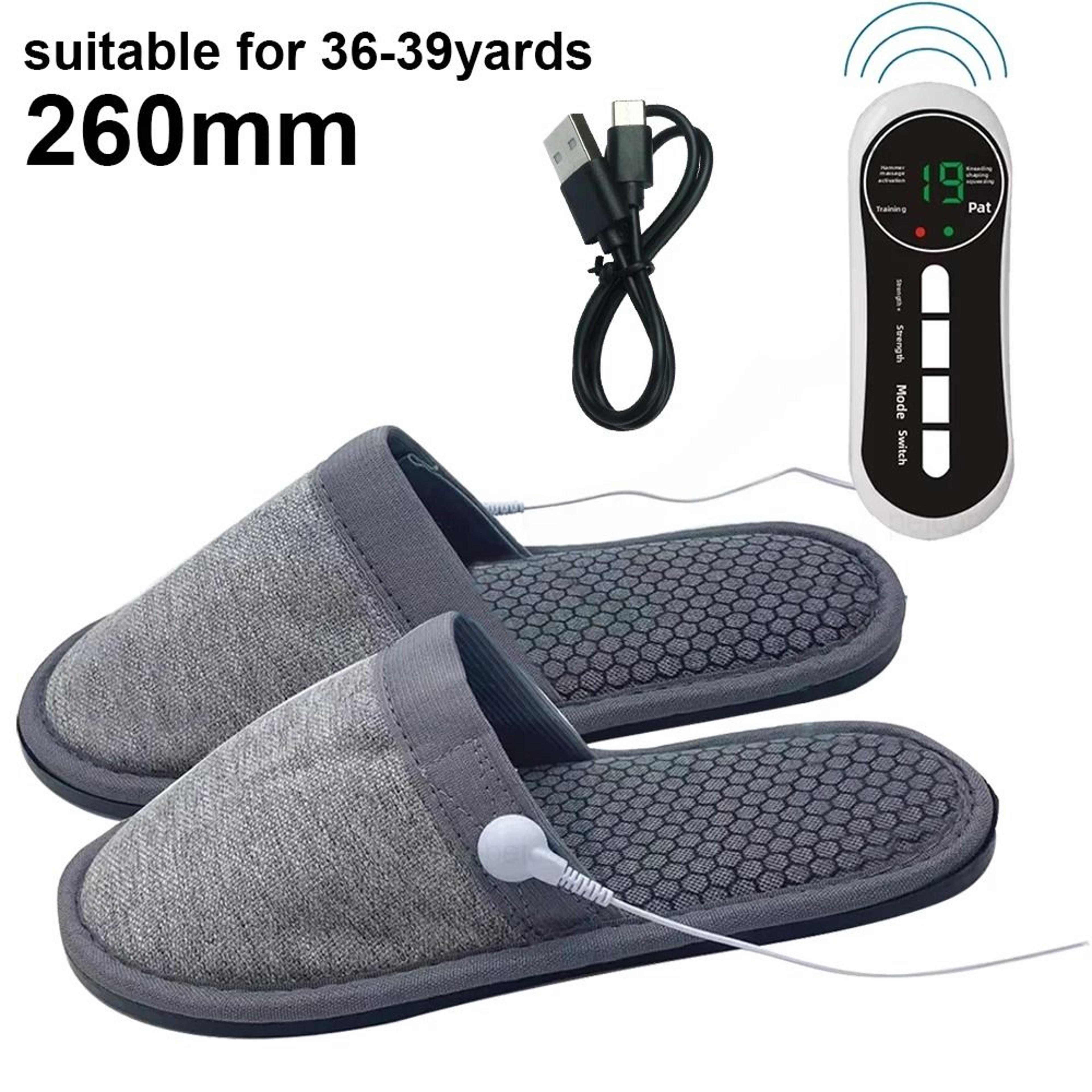 Electric EMS Foot Massager Slippers With Pulse Muscle Stimulation And Remote Control 7