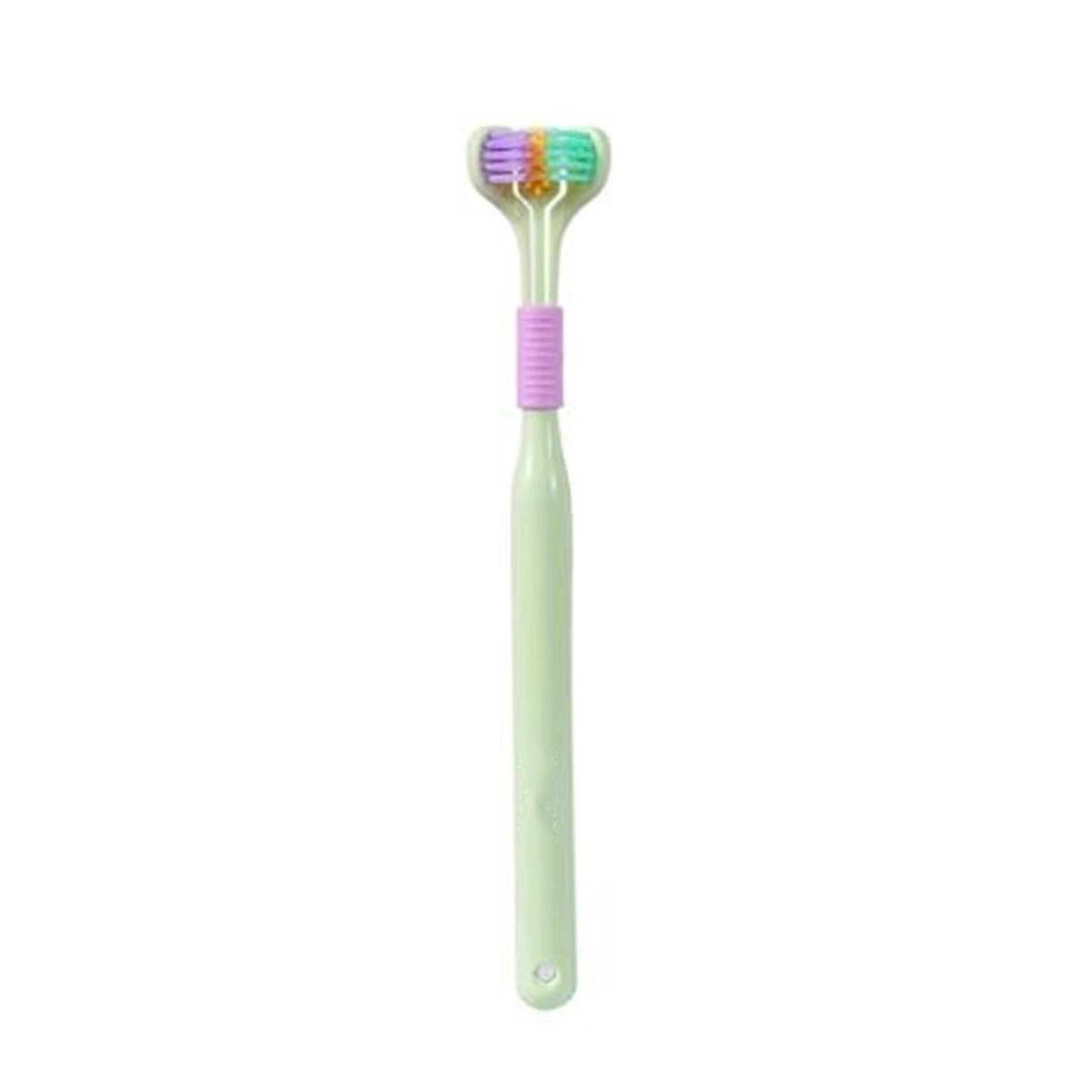 Three Sided Ultra Soft Toothbrush With Fine Bristles For Gentle Oral Care Cleaning 7