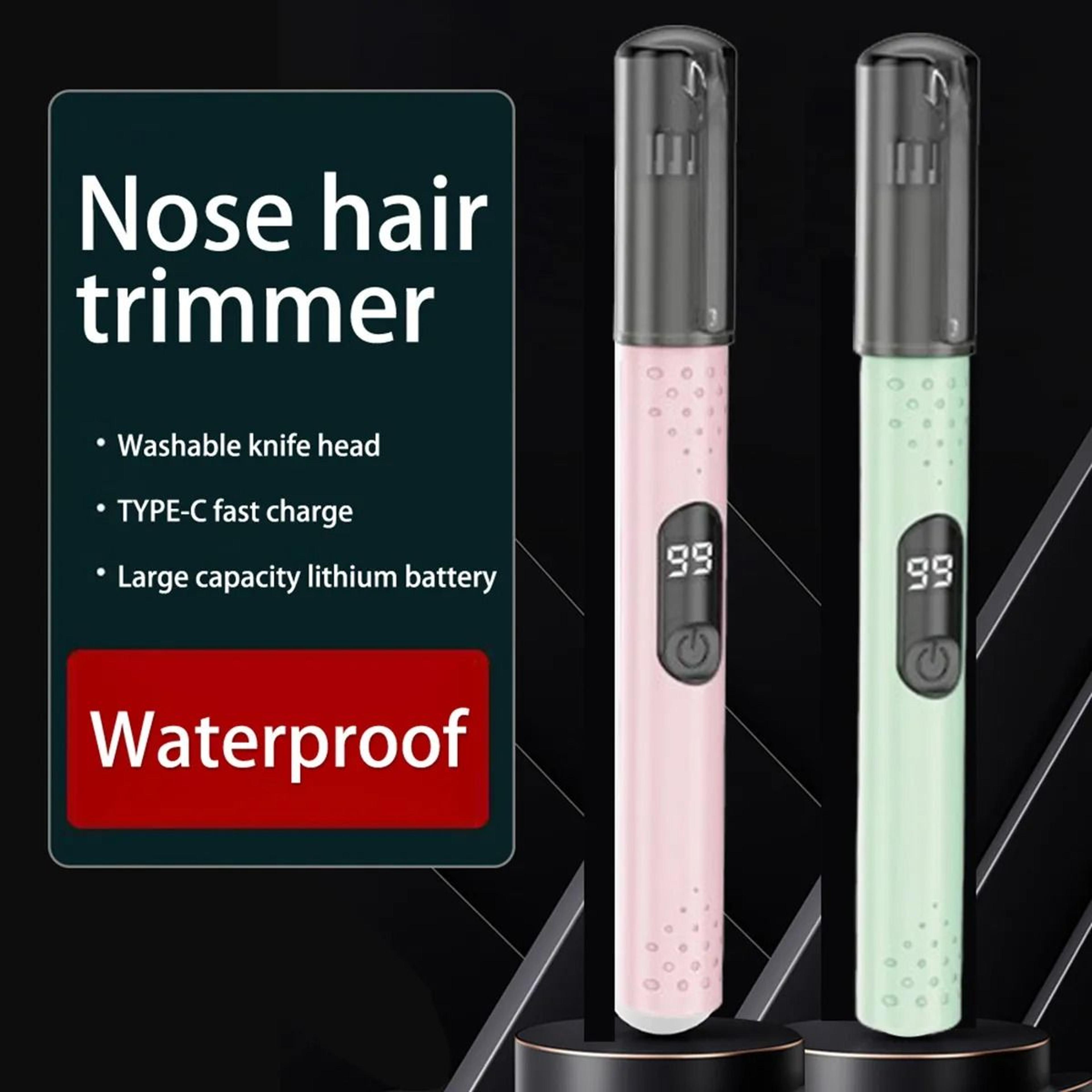 Mini Electric Nose Hair Trimmer Rechargeable Eyebrow And Ear Hair Shaver For Men 0