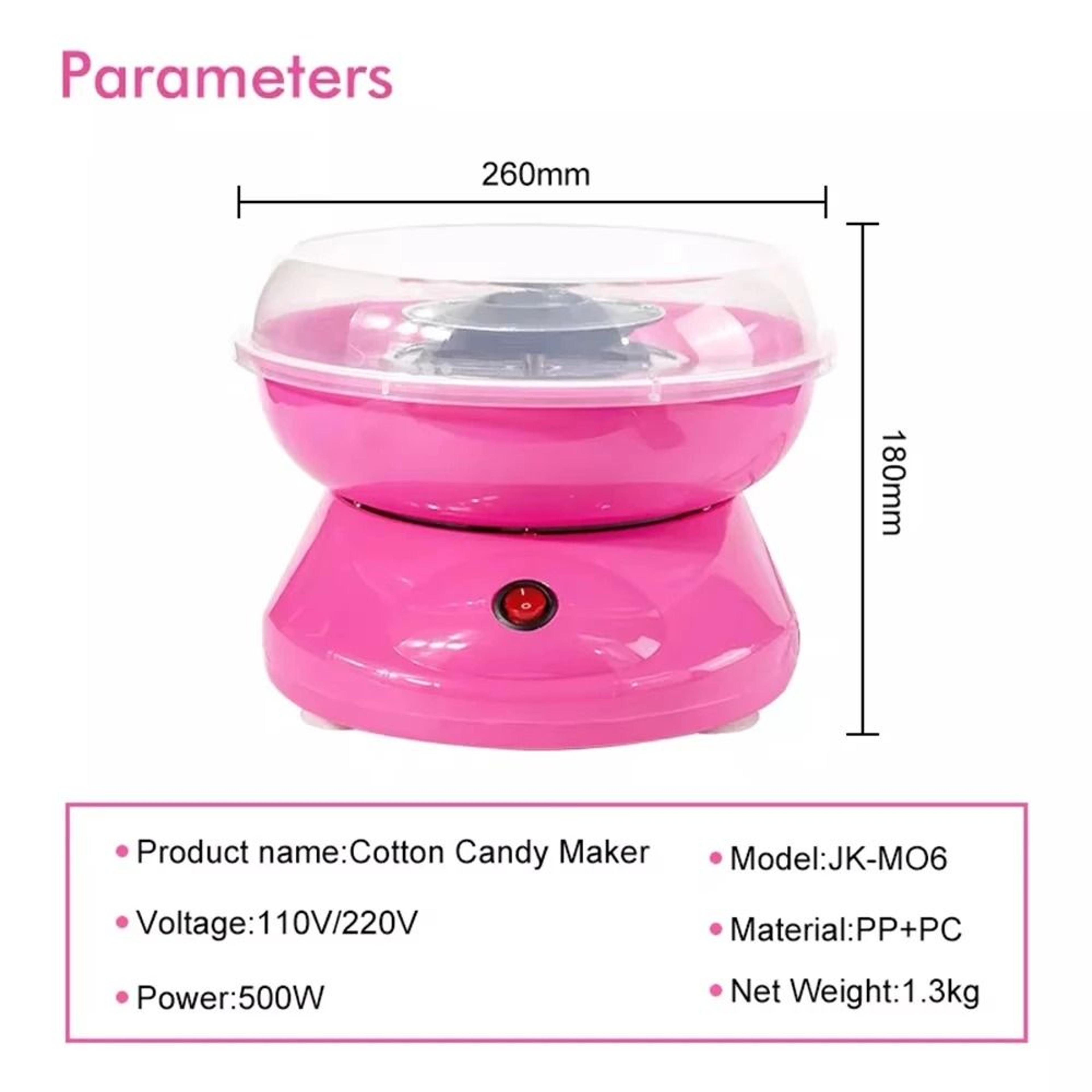 Mini Electric Cotton Candy Maker With Splash Proof Plate For Home Kids Parties 1