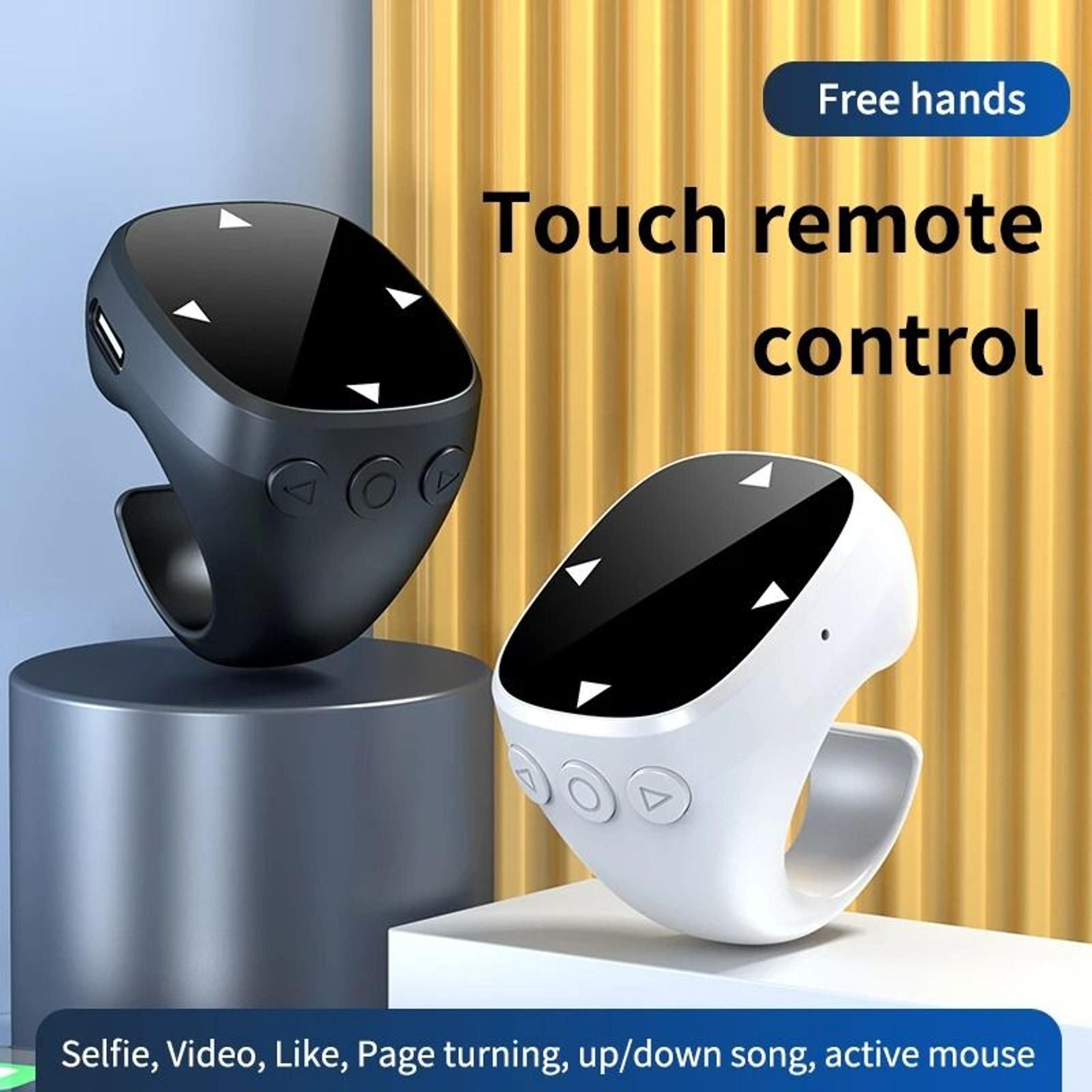 Smart Bluetooth Fingertip Ring Remote Control For Mobile Phone Camera And Media 2