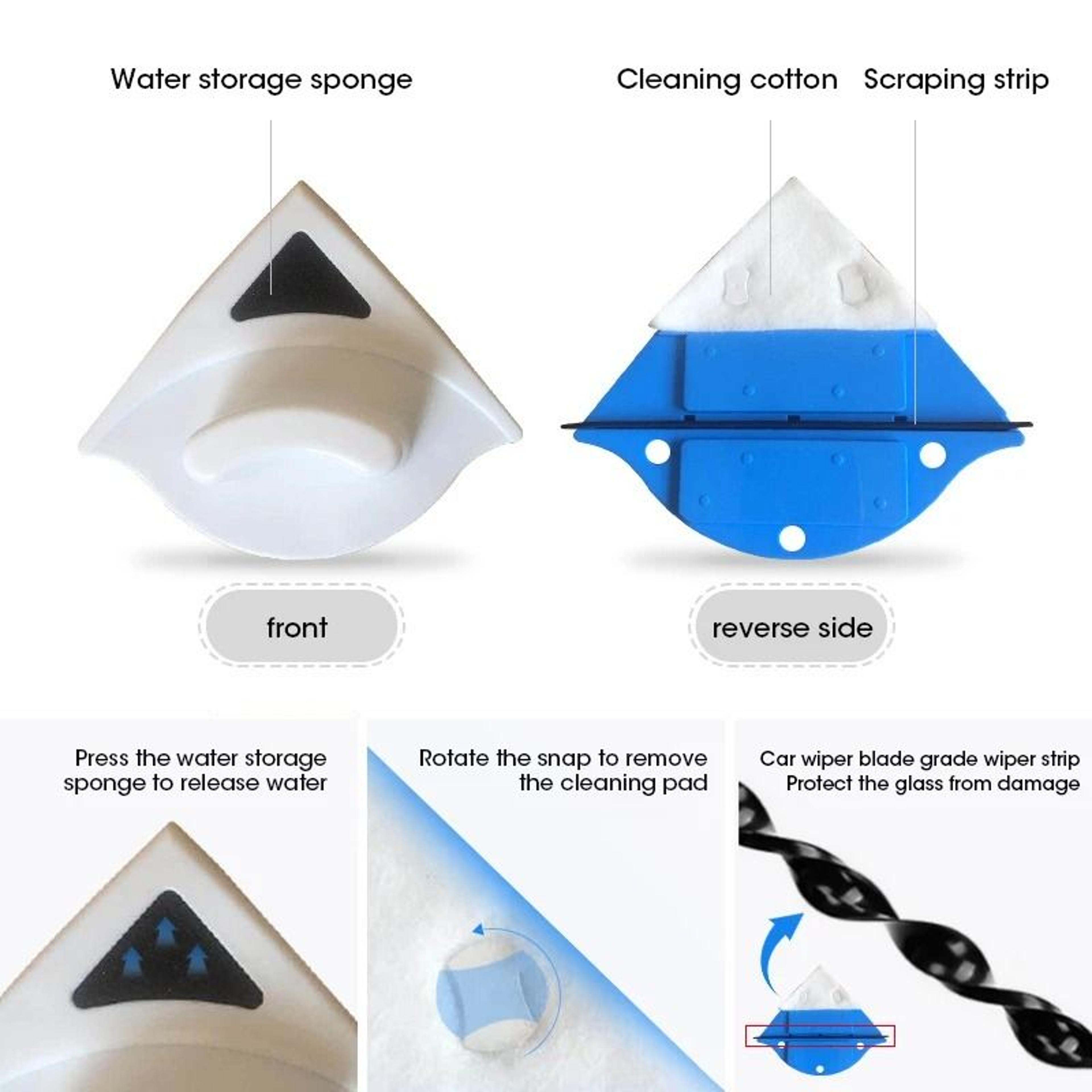 Magnetic Double Sided Window Cleaner For 3 To 8 Mm Glass 1
