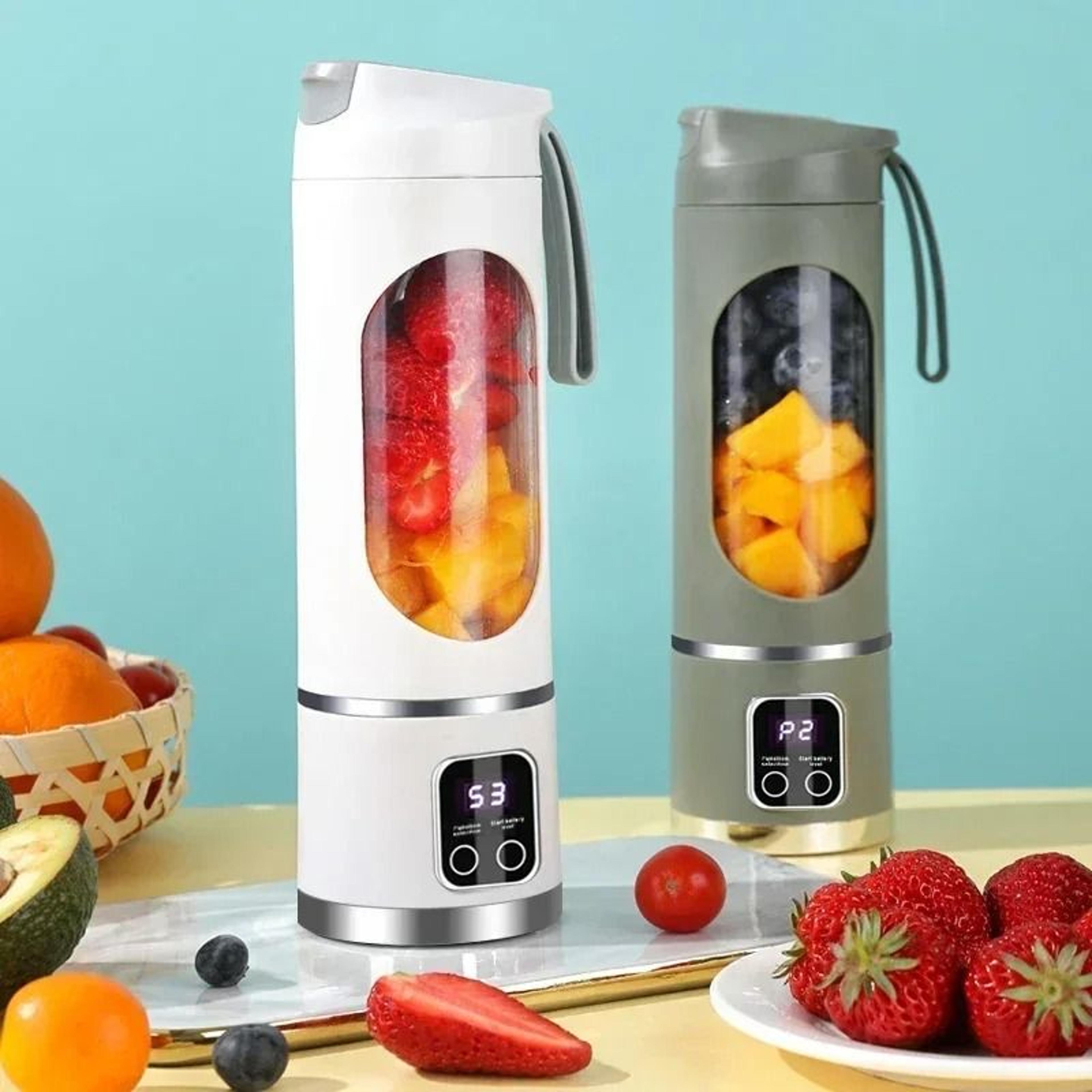 Portable USB Rechargeable Electric Juicer Cup Blender With Digital Display 0