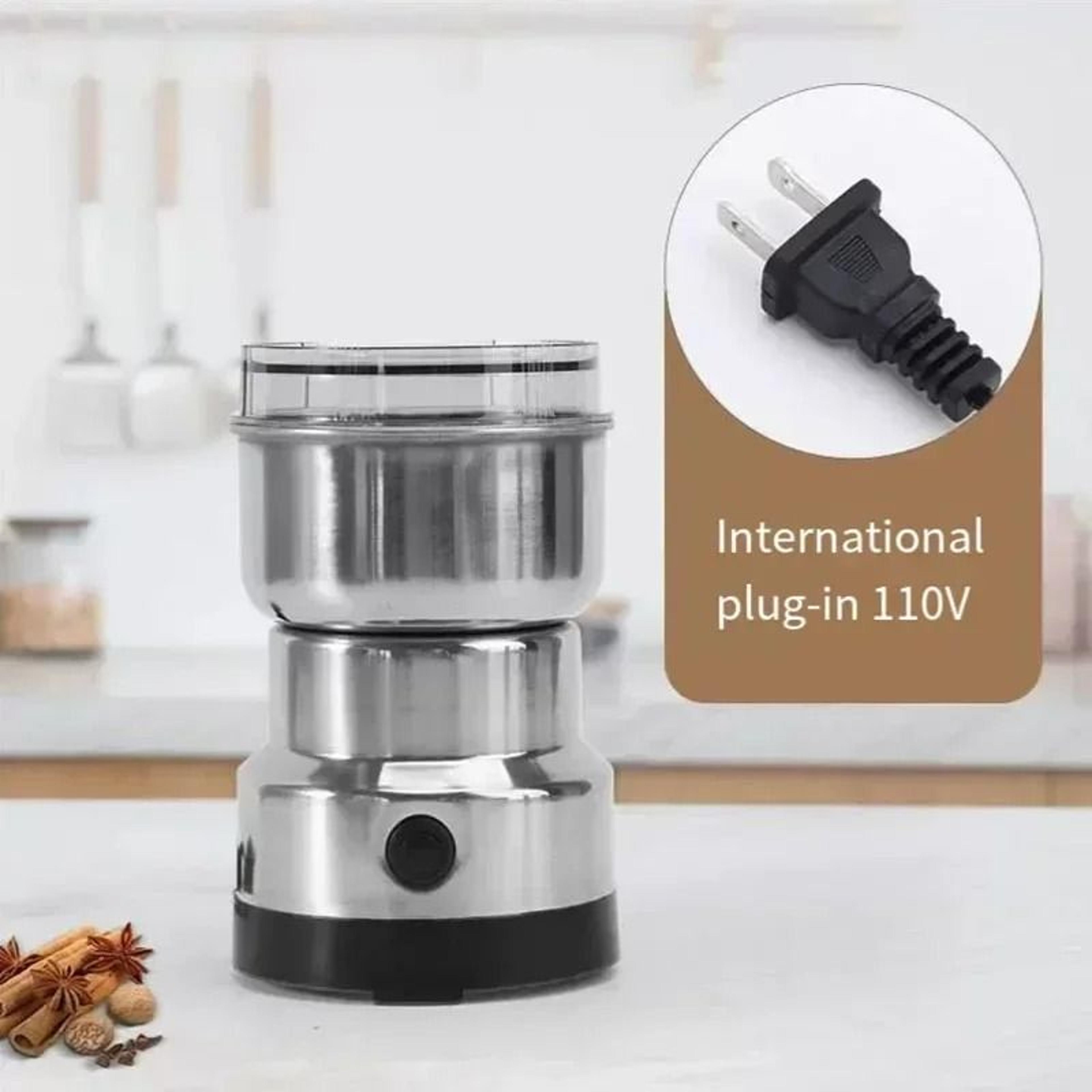 Electric Coffee Grinder 150W Stainless Steel Grinder For Spices Nuts And Dry Or Wet Ingredients 7