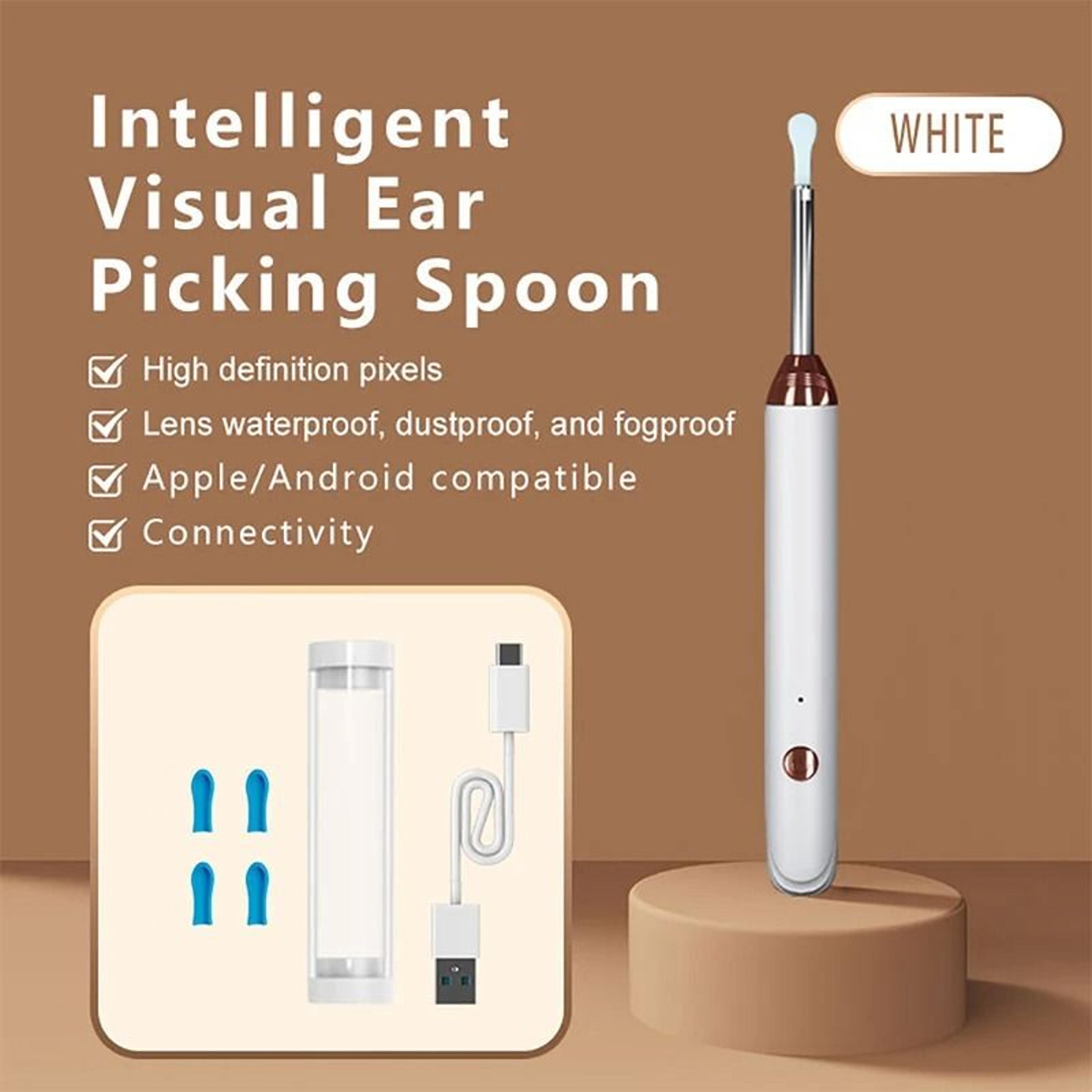 Smart Visual Ear Cleaner Otoscope With Camera USB C Charging Earpick Tool 7
