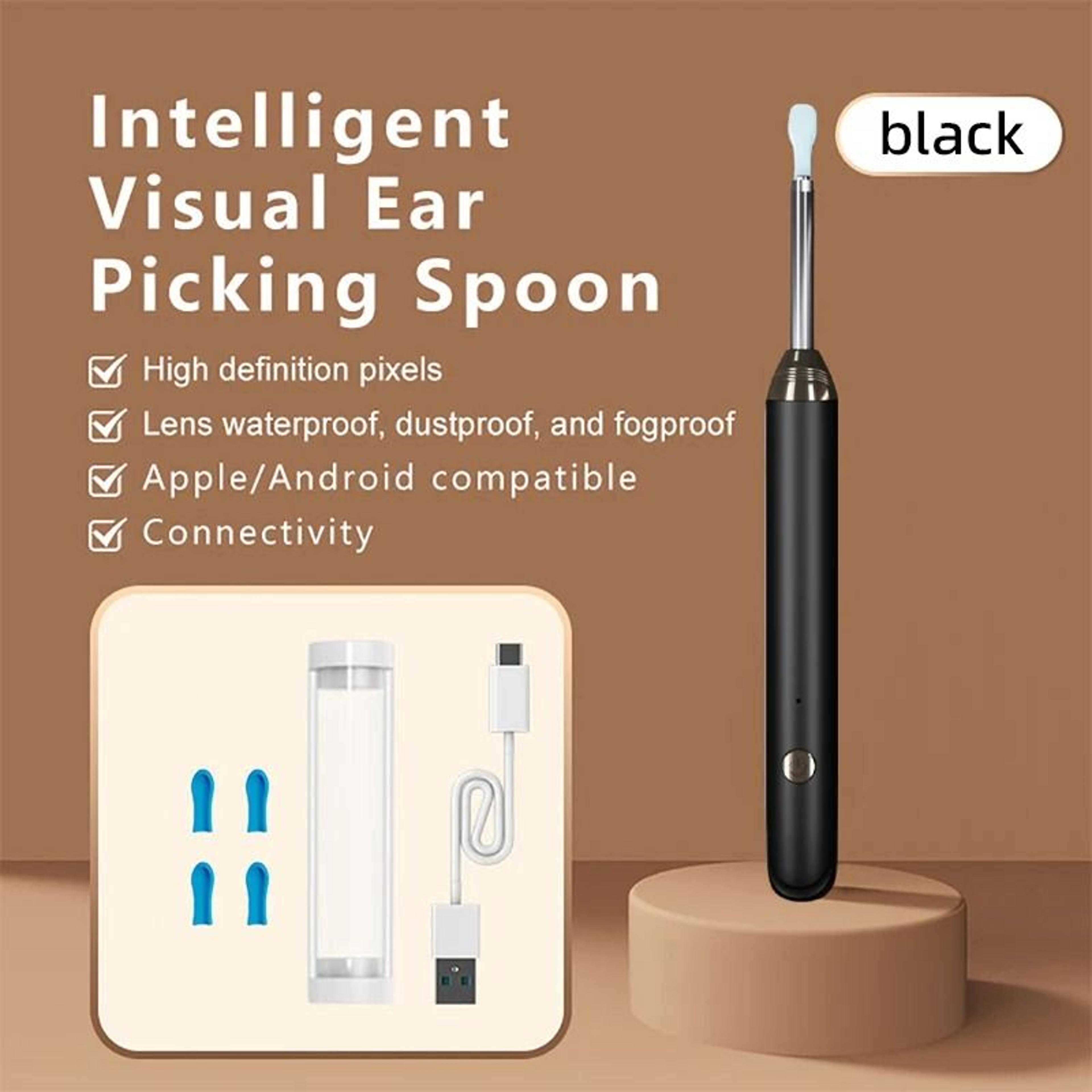 Smart Visual Ear Cleaner Otoscope With Camera USB C Charging Earpick Tool 6