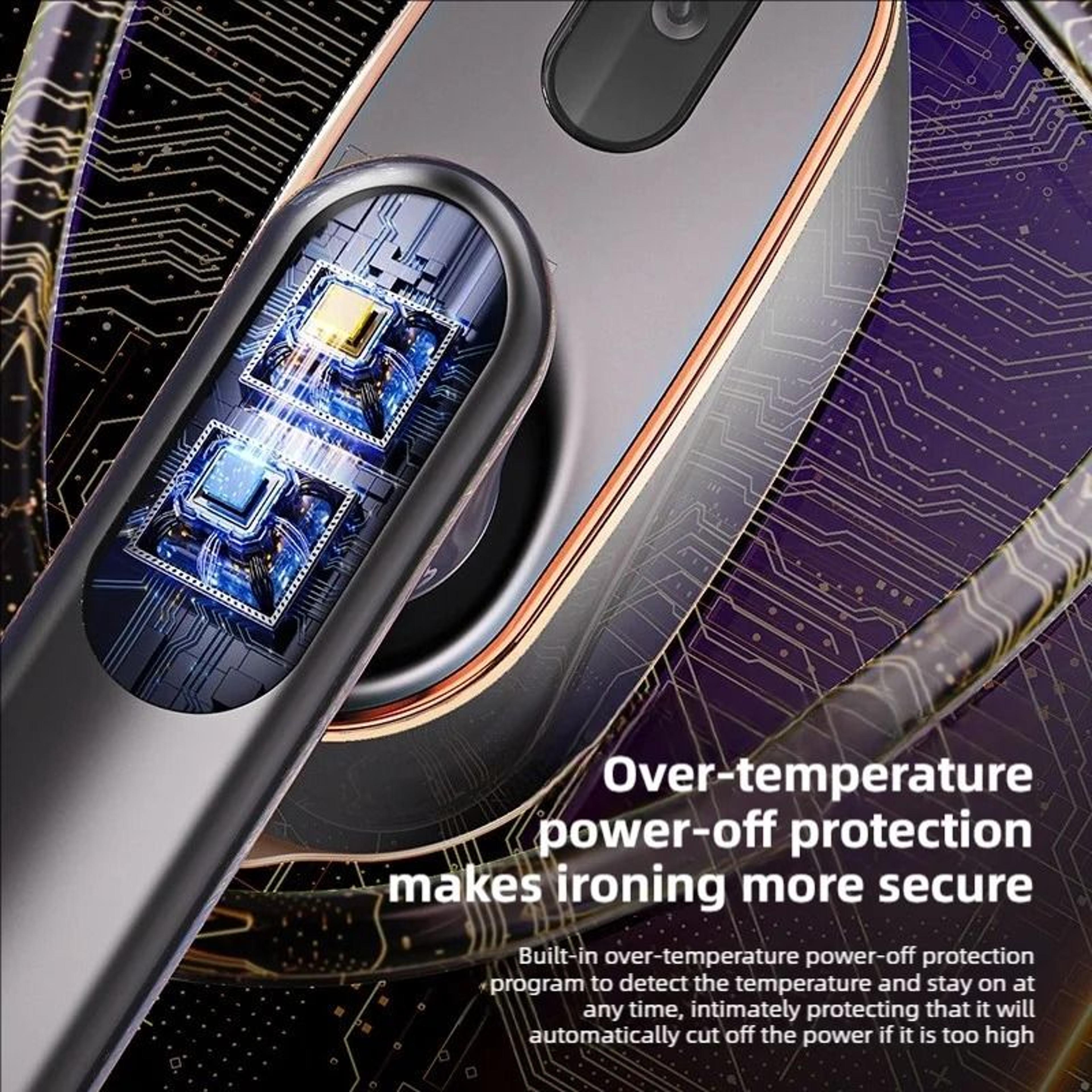 1200W Handheld Steam Iron With LCD Display And 180 Degree Rotating Handle 2
