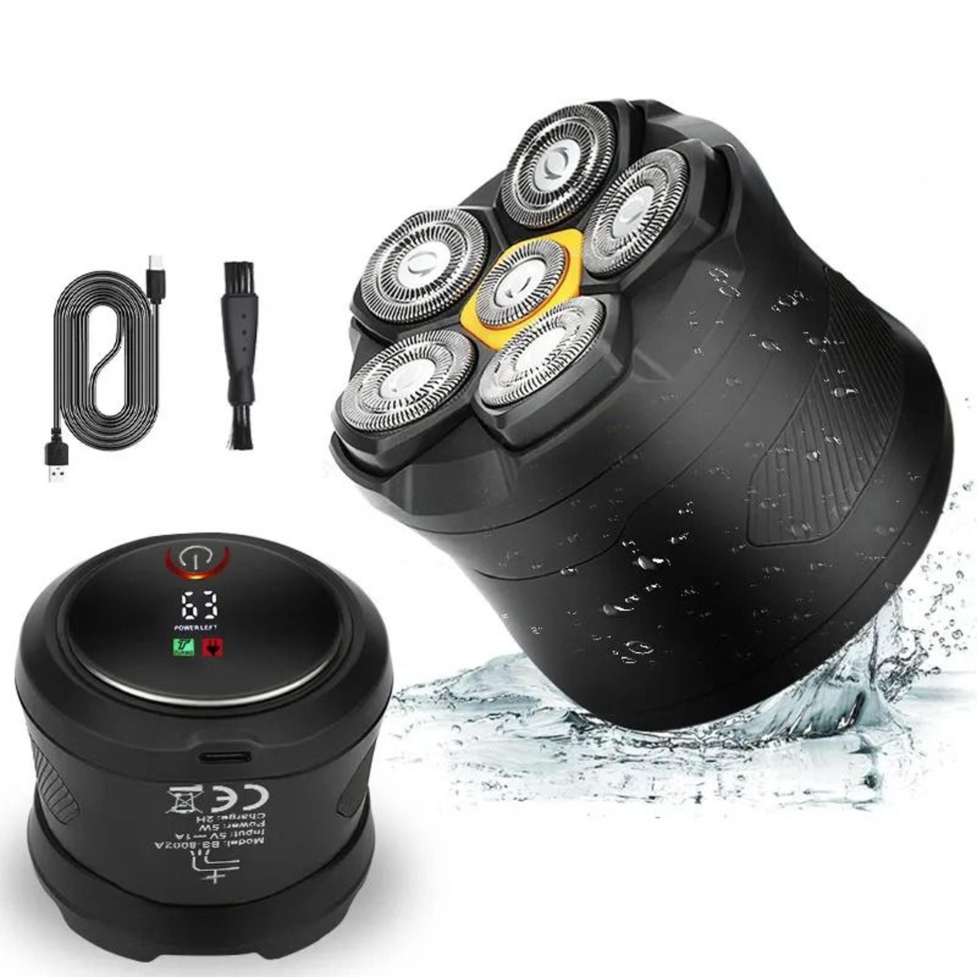 TINSOL 6D Magnetic Bald Head Shaver For Men With Waterproof Cordless Design 7