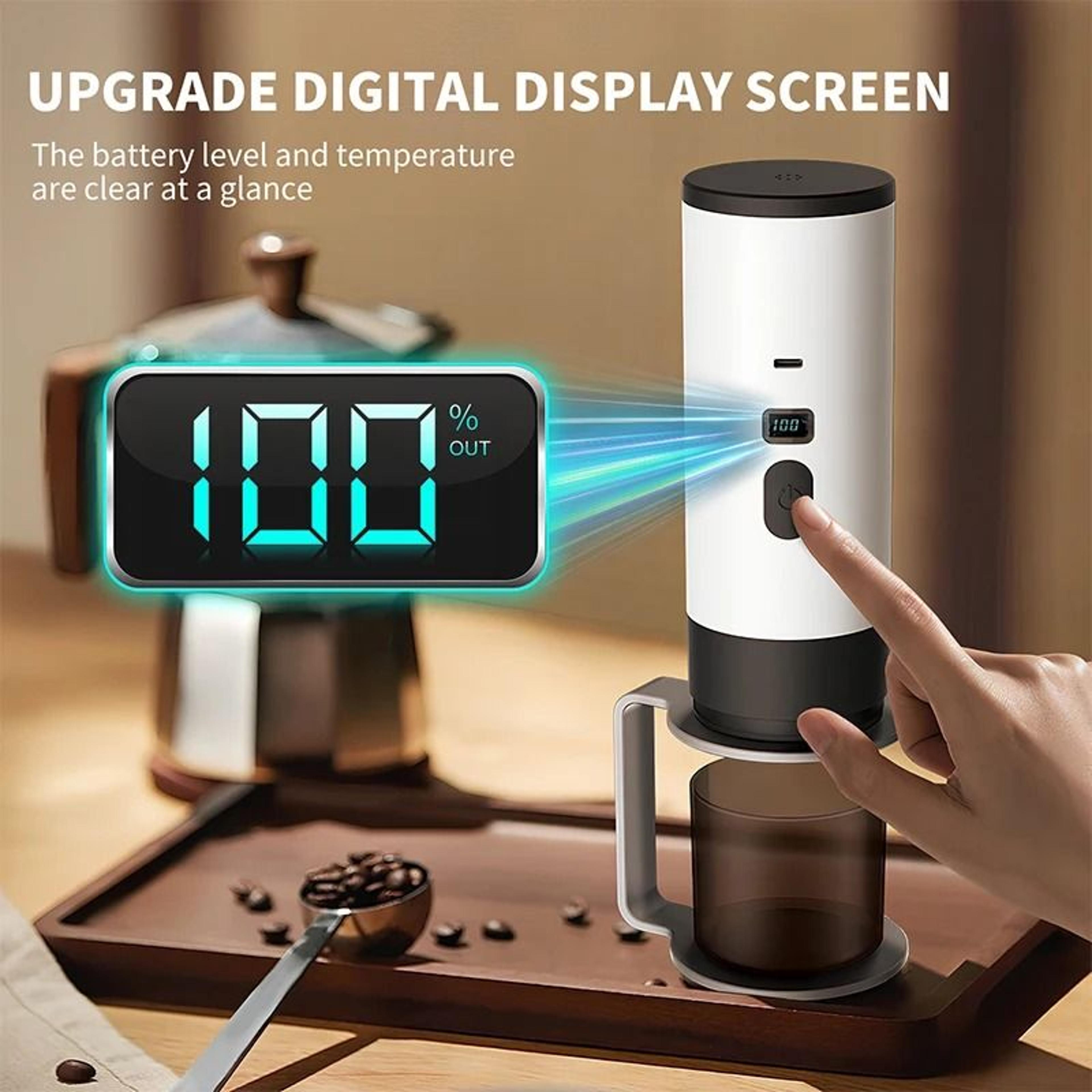 Portable Electric Espresso Coffee Maker With Heating And Type C Charging 2