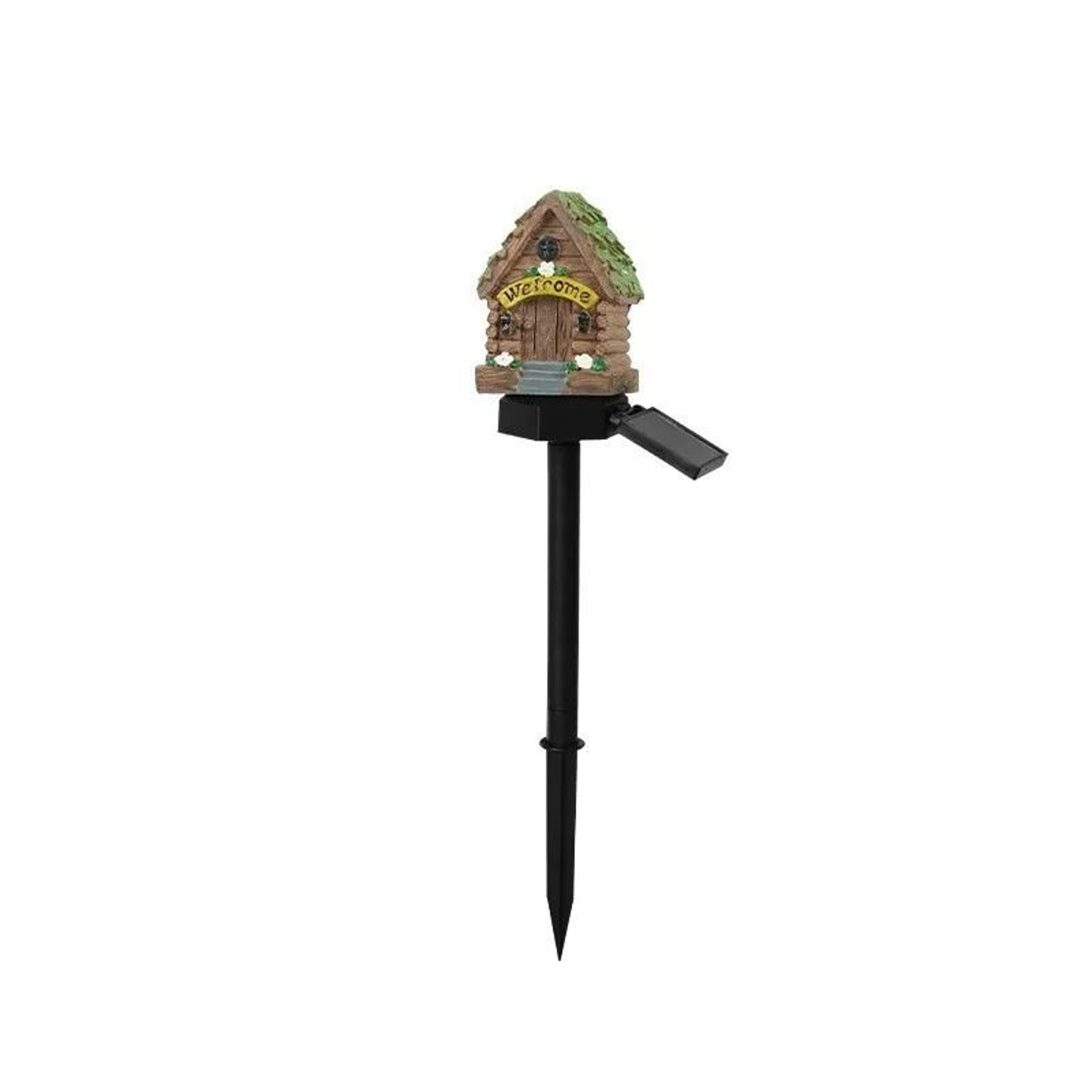 Solar Fairy House Garden Light With Warm White LED For Outdoor Decor 9