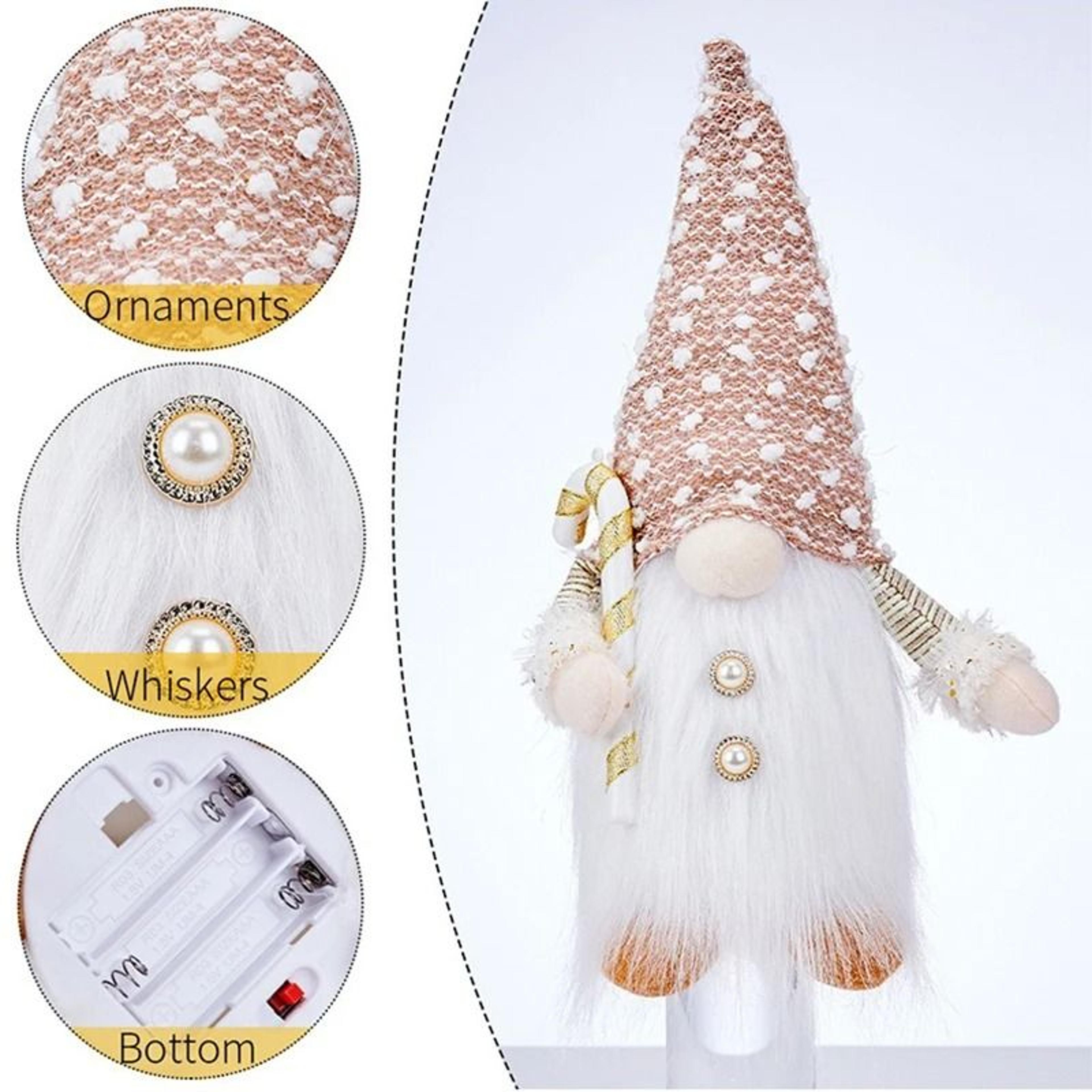 Glowing Gnome Plush Christmas Decoration With LED Light 5