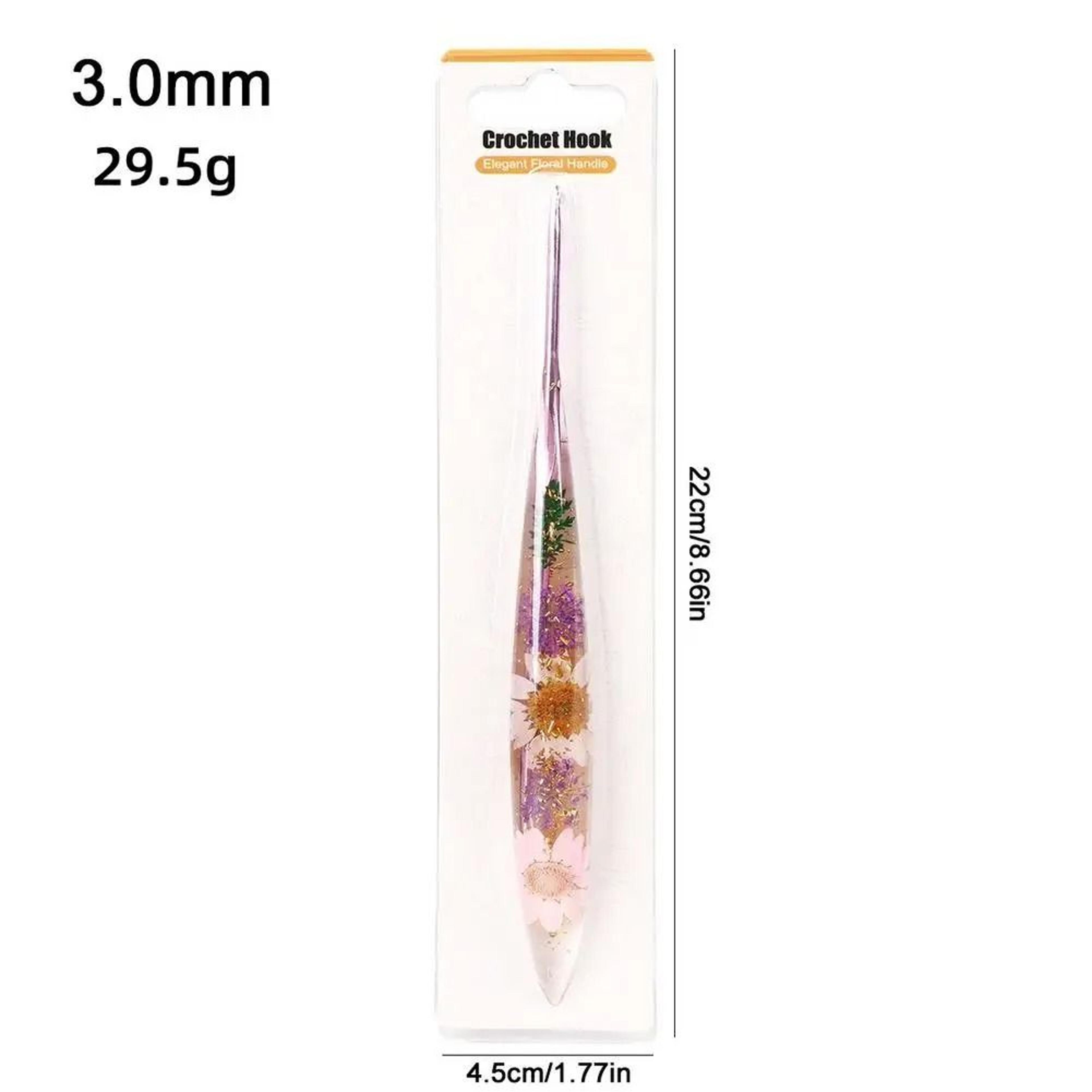 Ergonomic Aluminum Crochet Hook Set With Drip Glue Handle Sizes 20 To 60 Mm 8