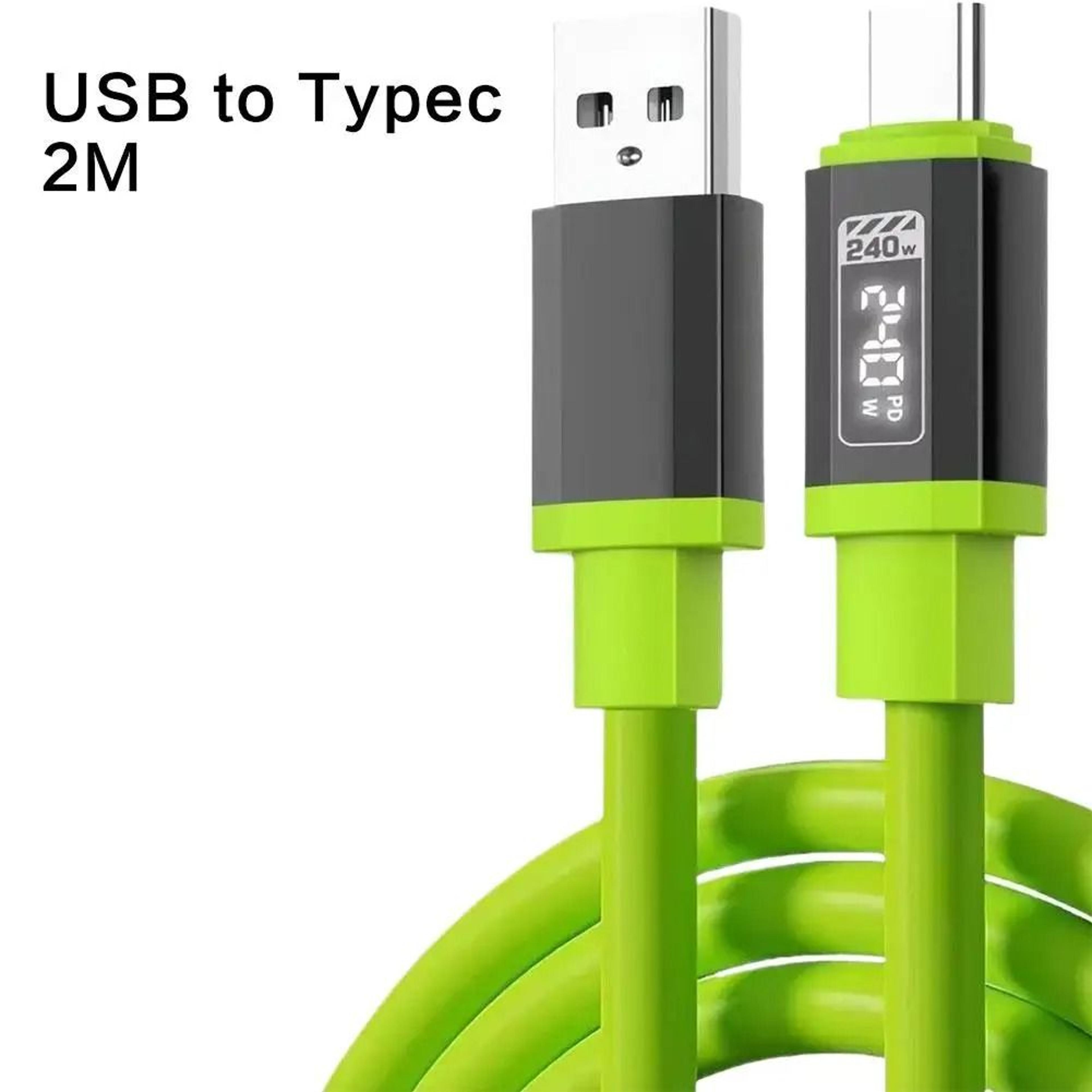 240W USB Type C To Type C Fast Charging Cable For Phones And Devices 9