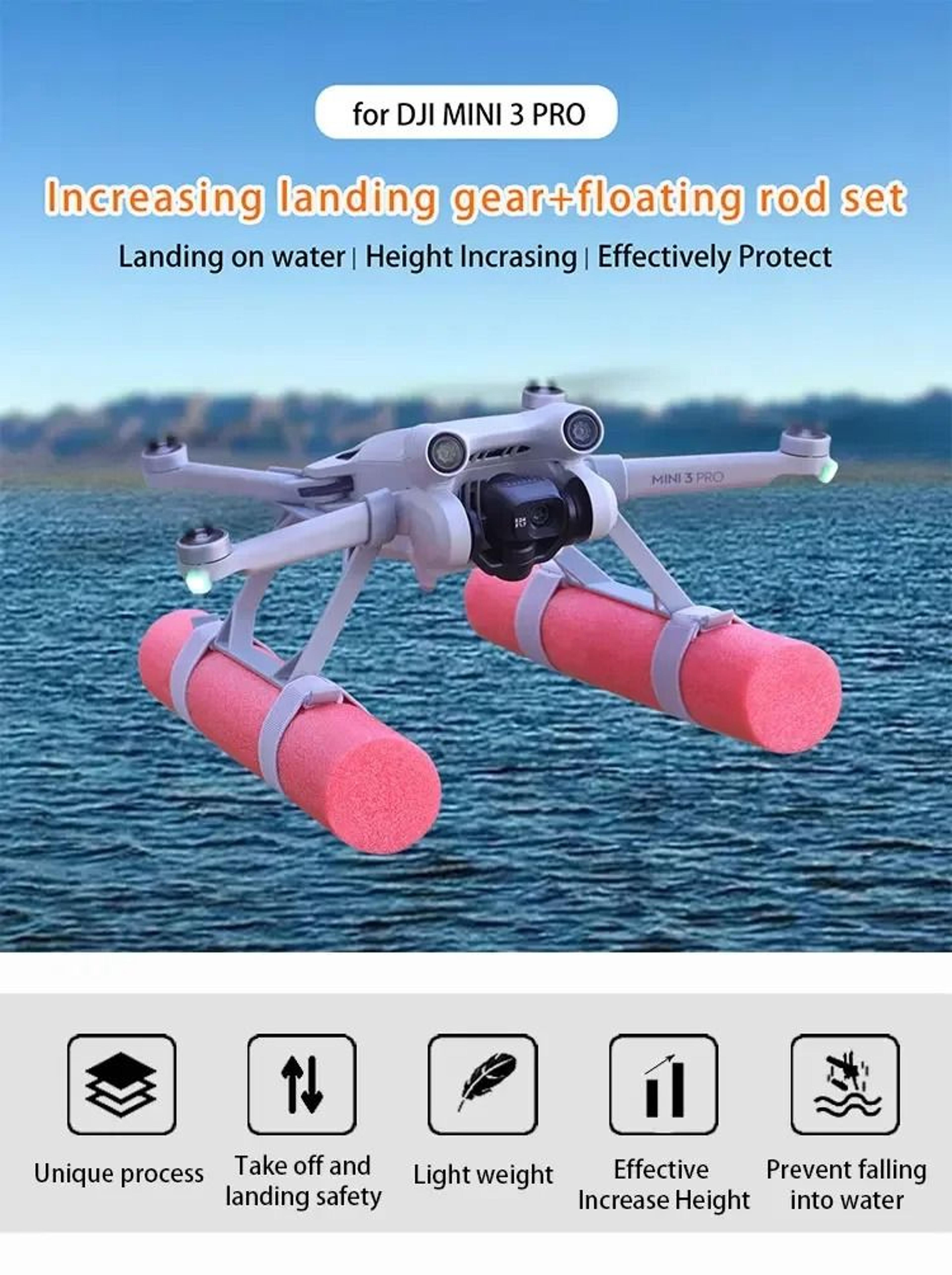 Landing Skid Float Kit For DJI Mini 3 Pro And Mini 4 Pro Water Takeoff Gear 1