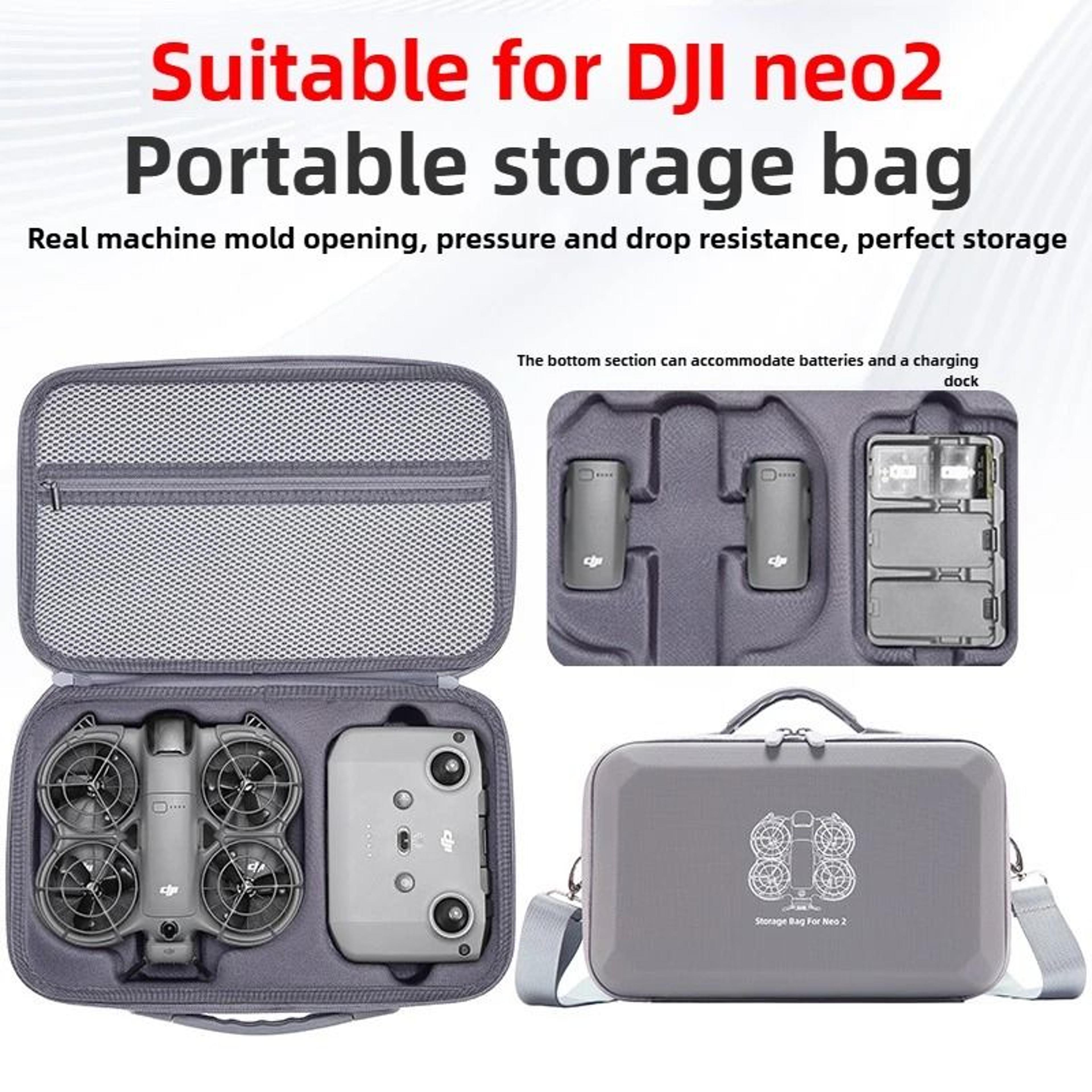 Shockproof Shoulder Carrying Case For DJI Neo 2 With RC N3 And Battery Storage 1