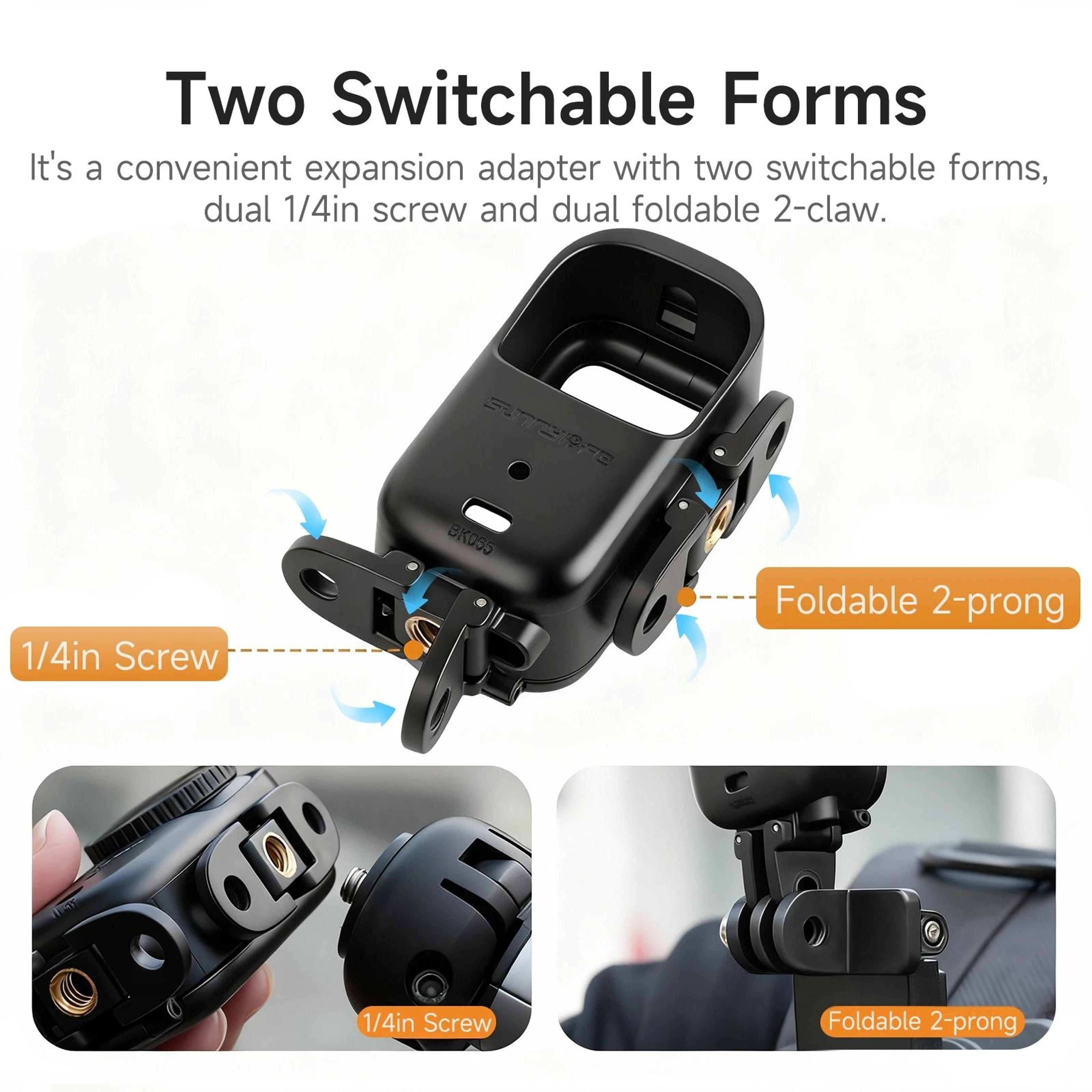 Foldable Protective Frame Mount For DJI Osmo Nano Vertical And Horizontal Shooting 2