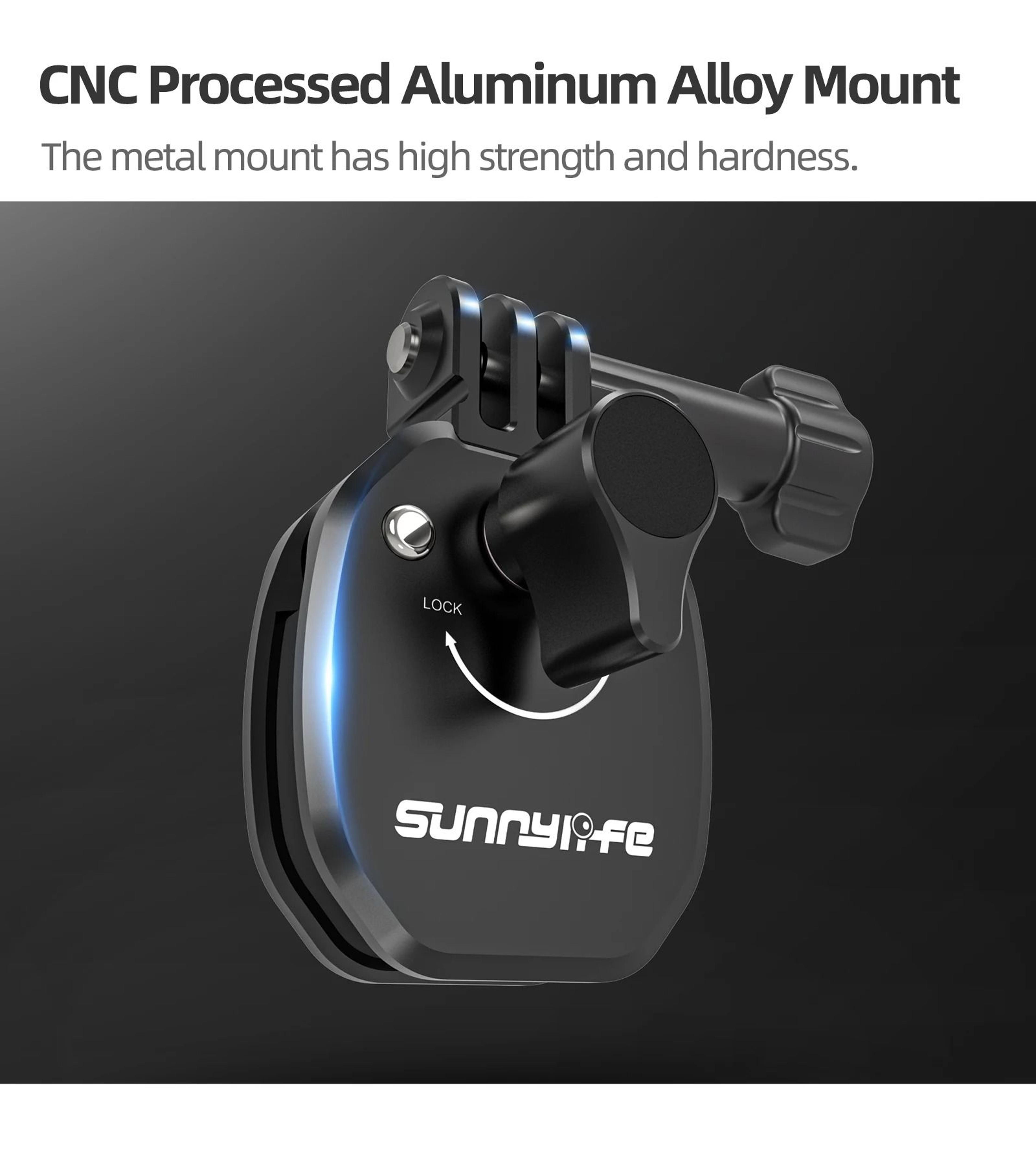 Motorcycle Windshield Mount Aluminum Alloy Clip For DJI Osmo Nano And Action Cameras 3
