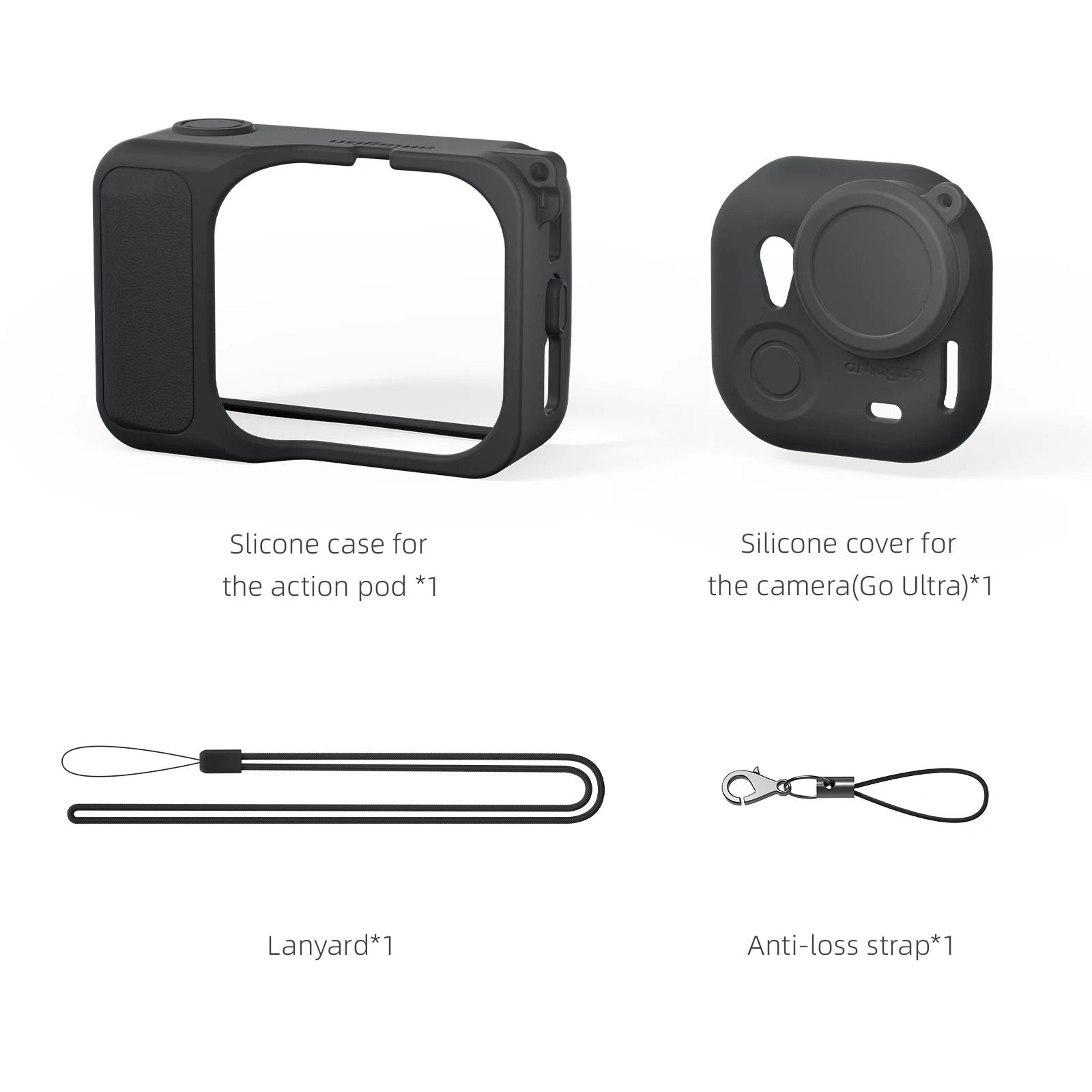 Silicone Protective Camera Case For Insta360 GO Ultra 6