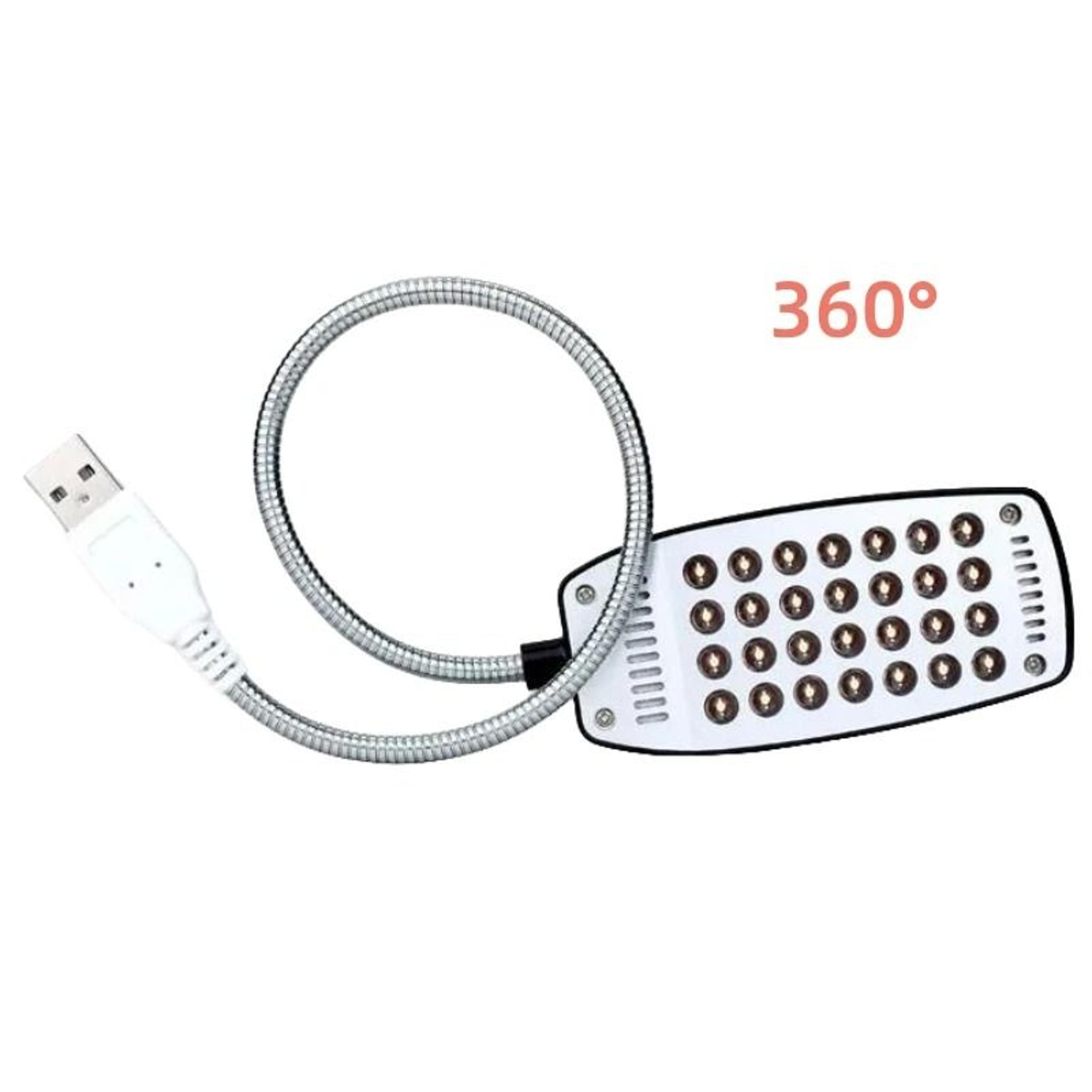 USB LED Book Light With Flexible Neck And Eye Protection 3
