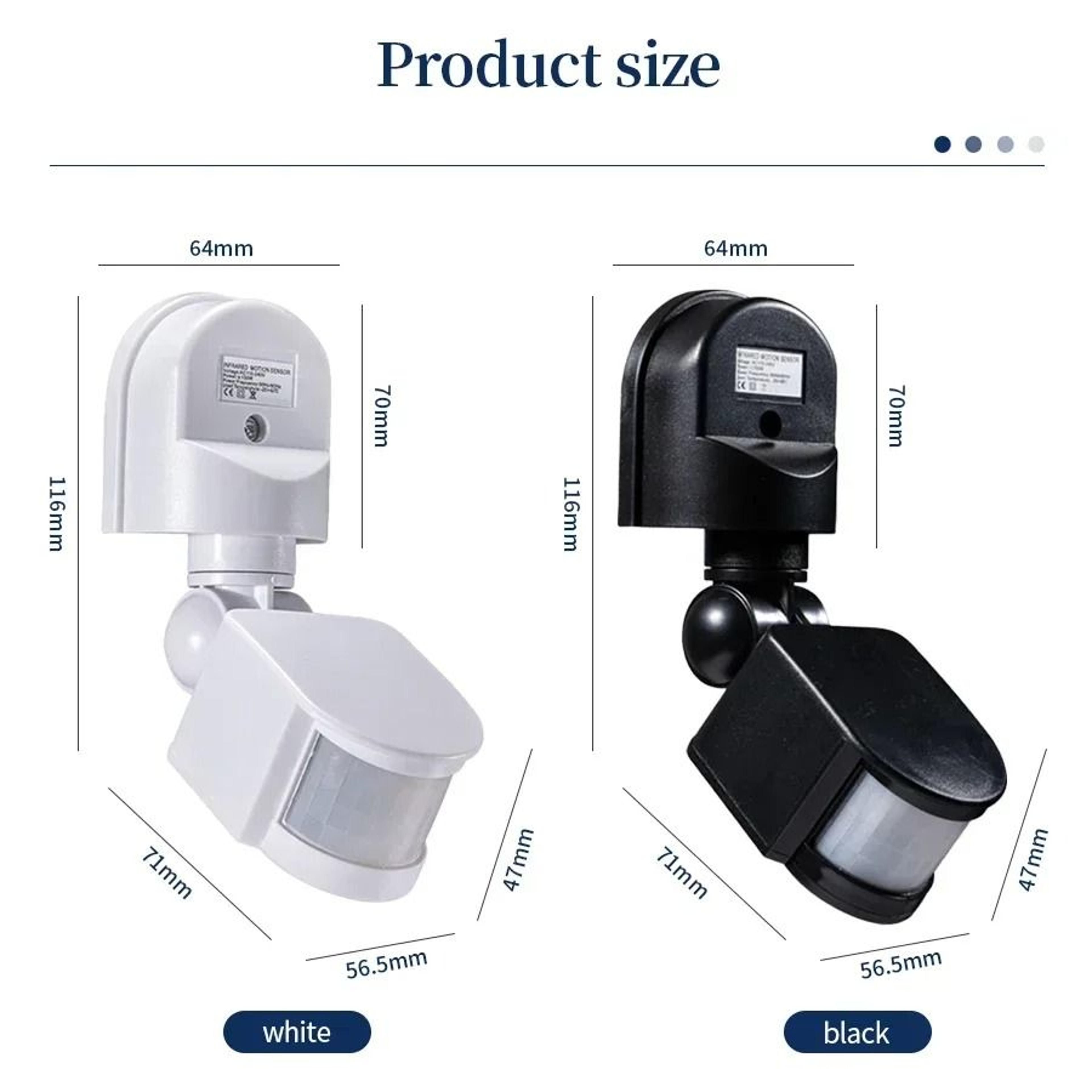PIR Motion Sensor Automatic Infrared Light Switch For Indoor And Outdoor Use 4