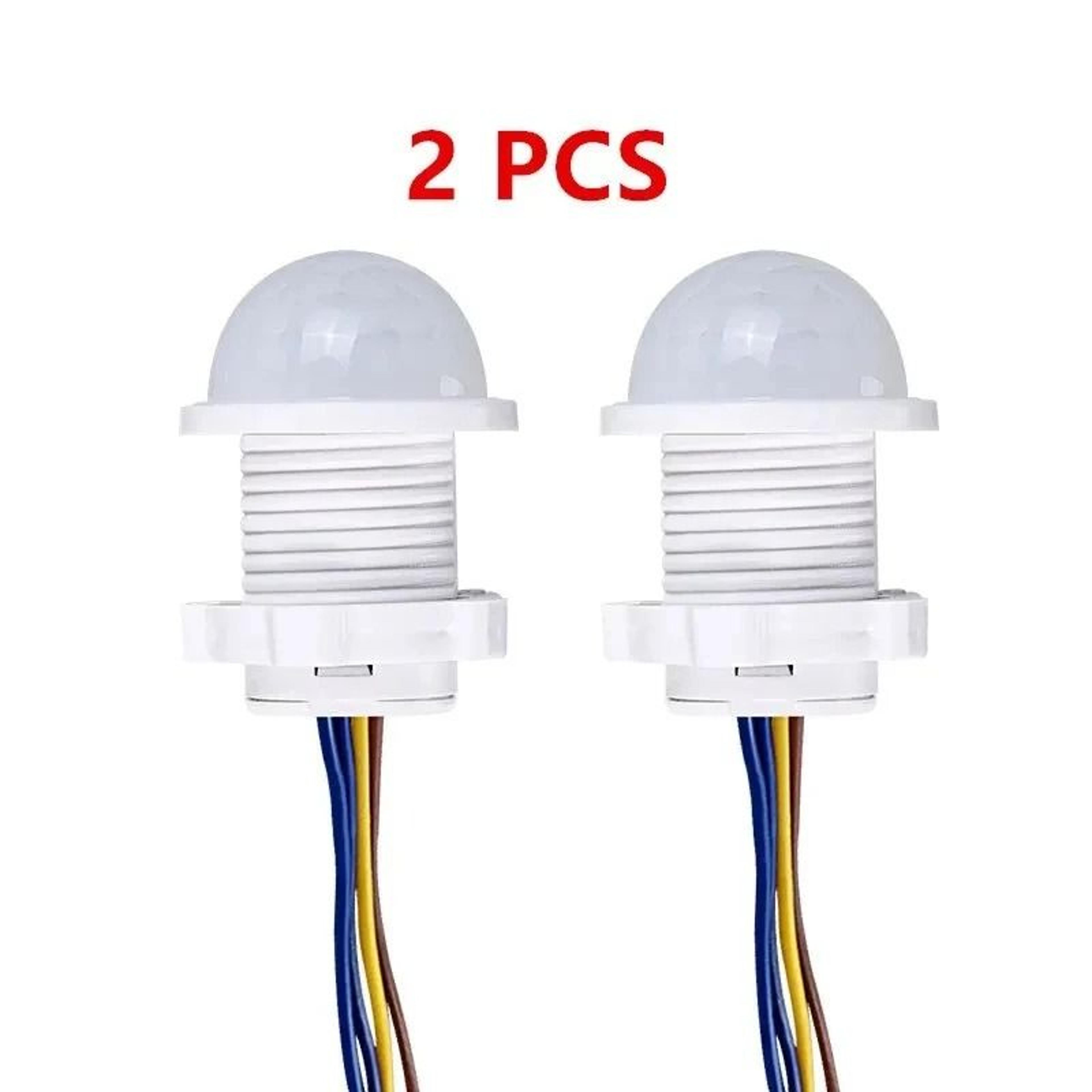 Dual Pack Smart PIR Motion Sensor Light Switch Auto On Off Detector 6