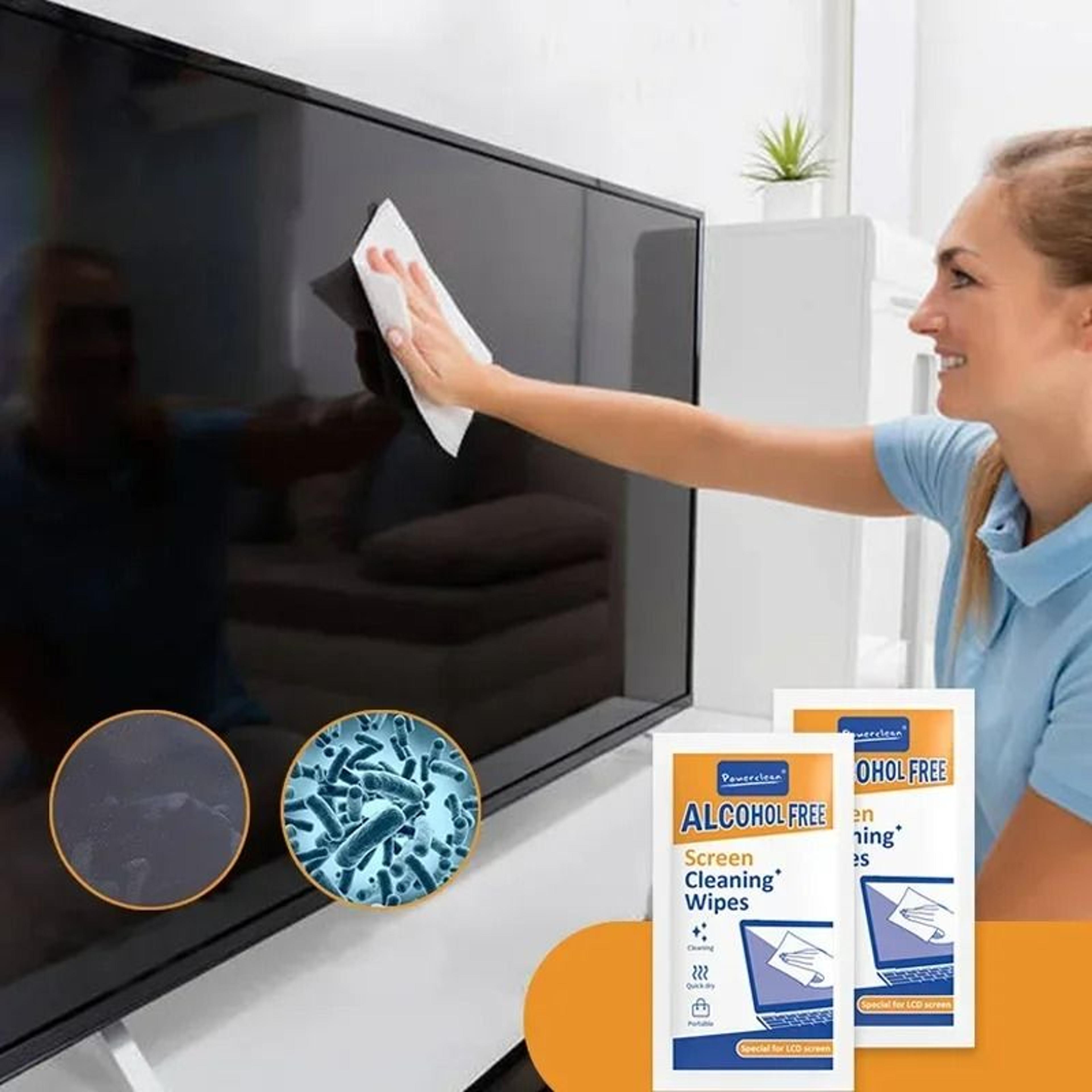 Screen Cleaning Wipes For Phones Laptops Tablets TVs And Monitors 40 Pack 0