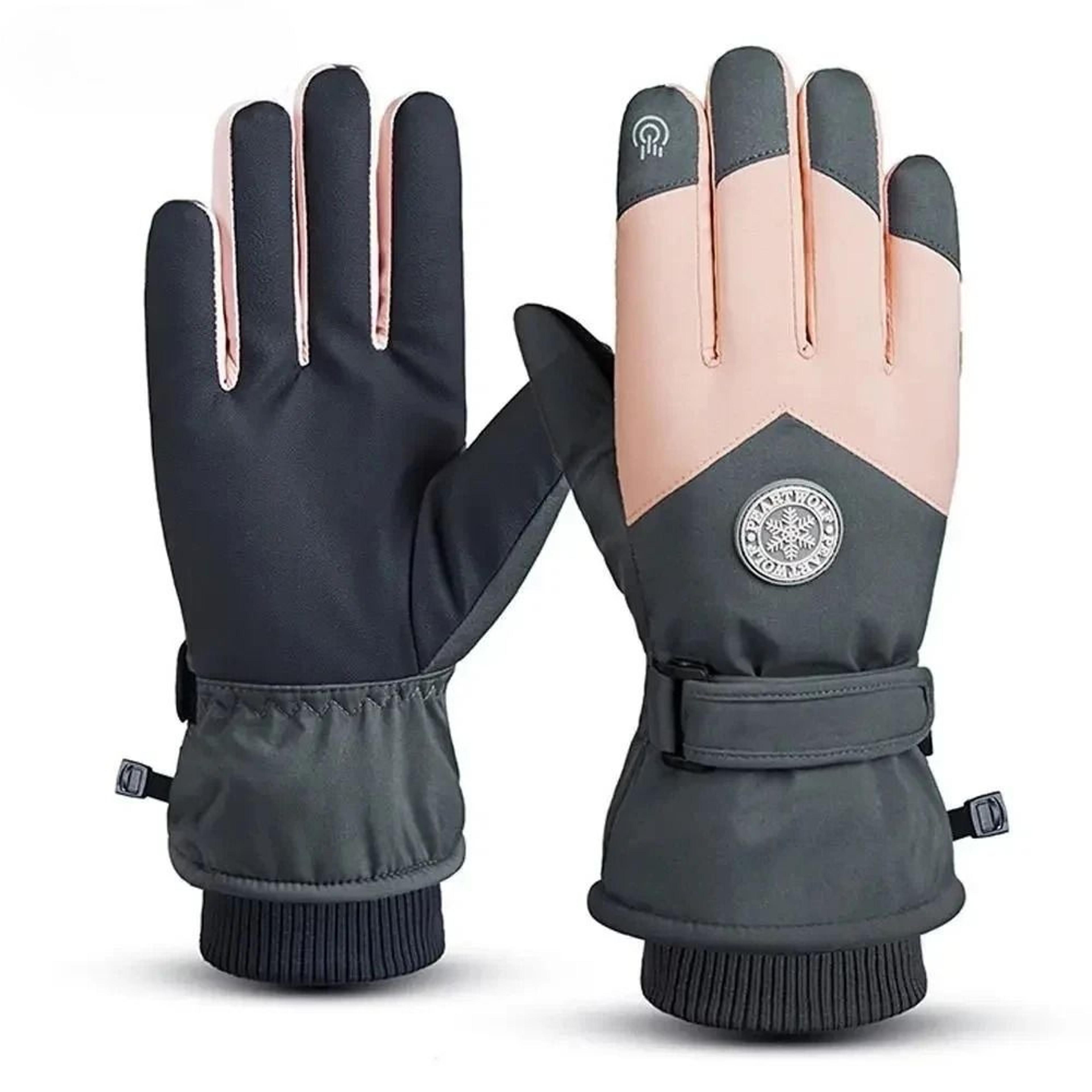 Winter Touch Screen Ski Gloves Waterproof Warm Non Slip For Snowboarding Cycling And Motorcycling 6