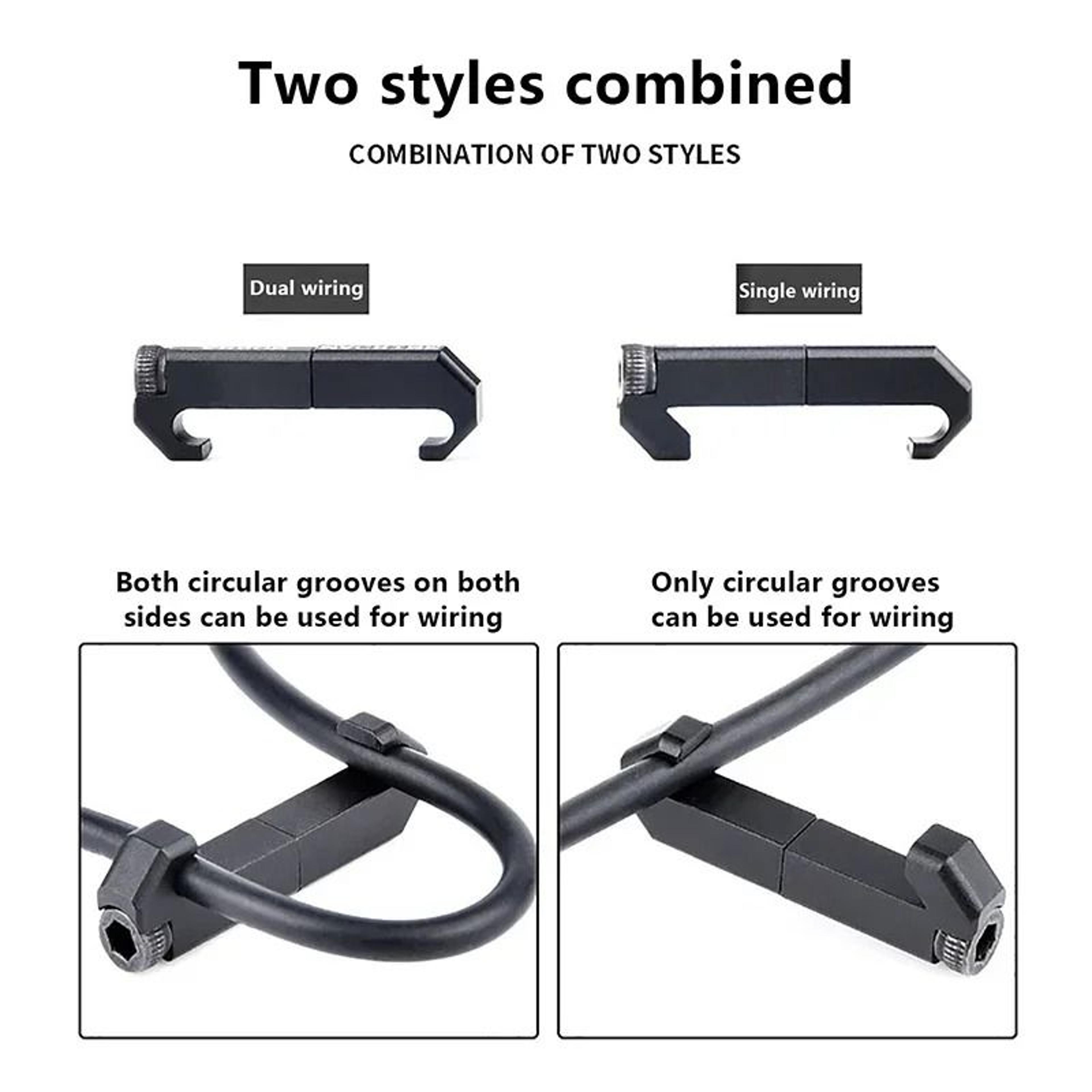Tactical M LOK Wire Guide Rail Cover Cable Management System 3 Piece Set 1