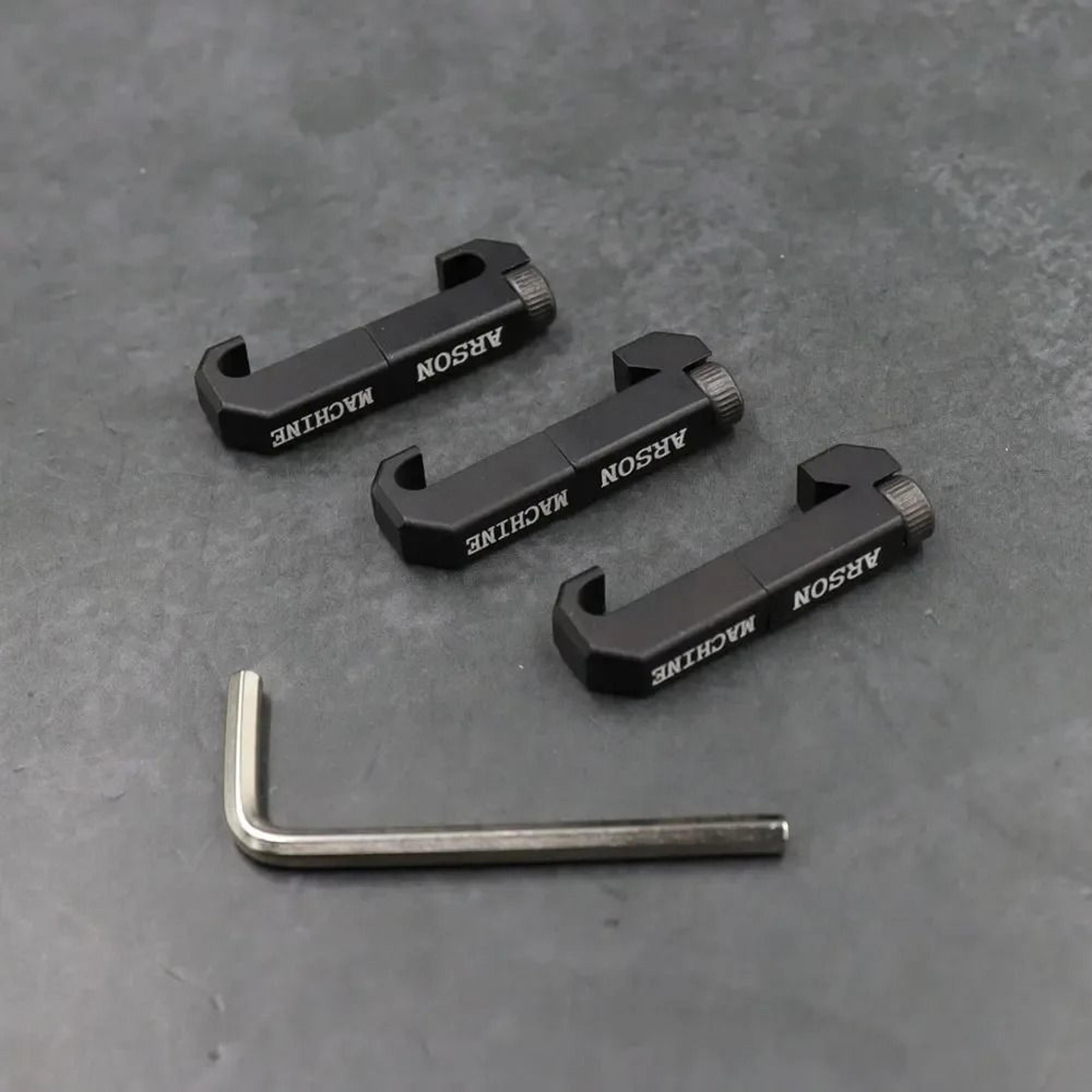 Tactical M LOK Wire Guide Rail Cover Cable Management System 3 Piece Set 3