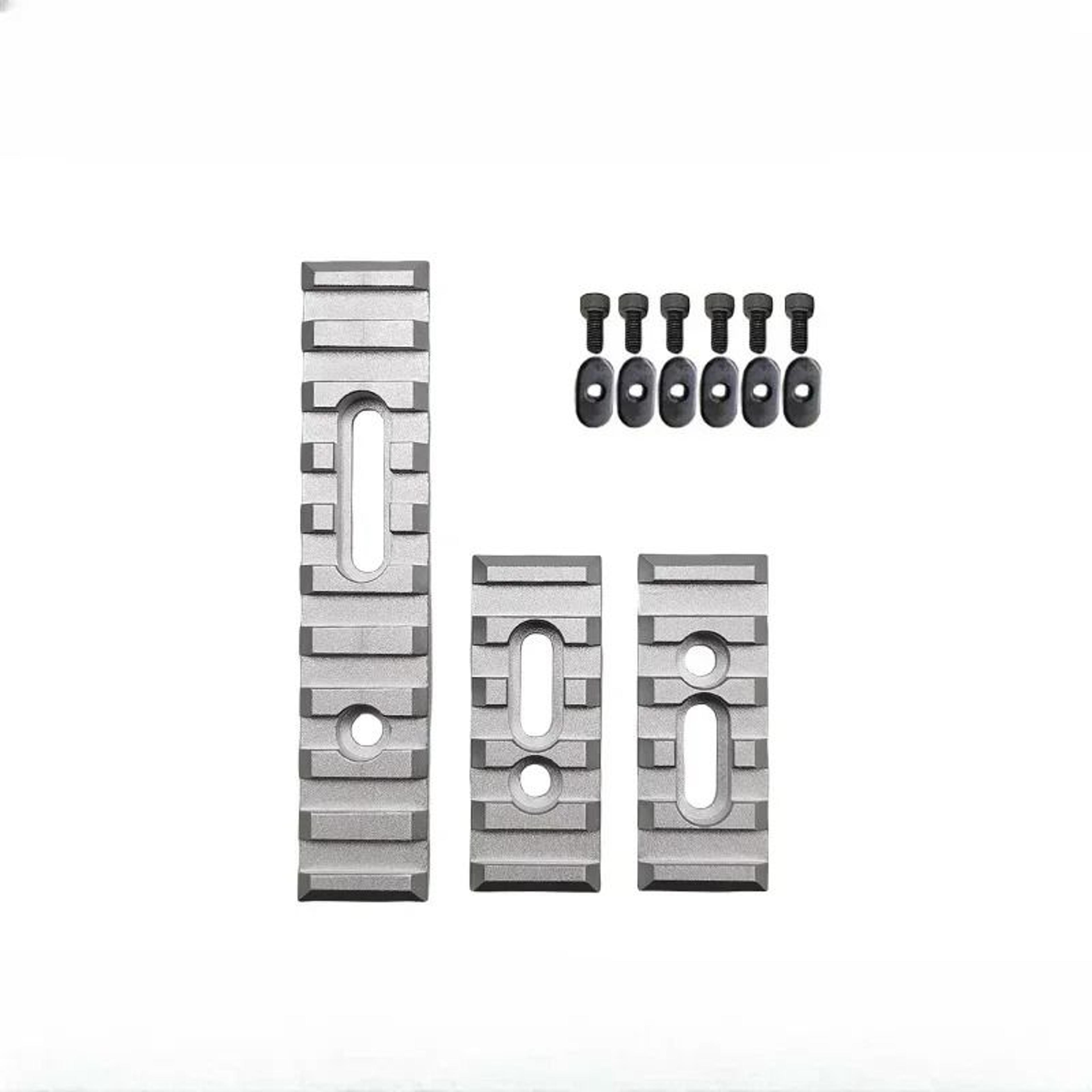 Aluminum Tactical Helmet Rail Mount Adapter Set For Picatinny MLOK And Keymod 9