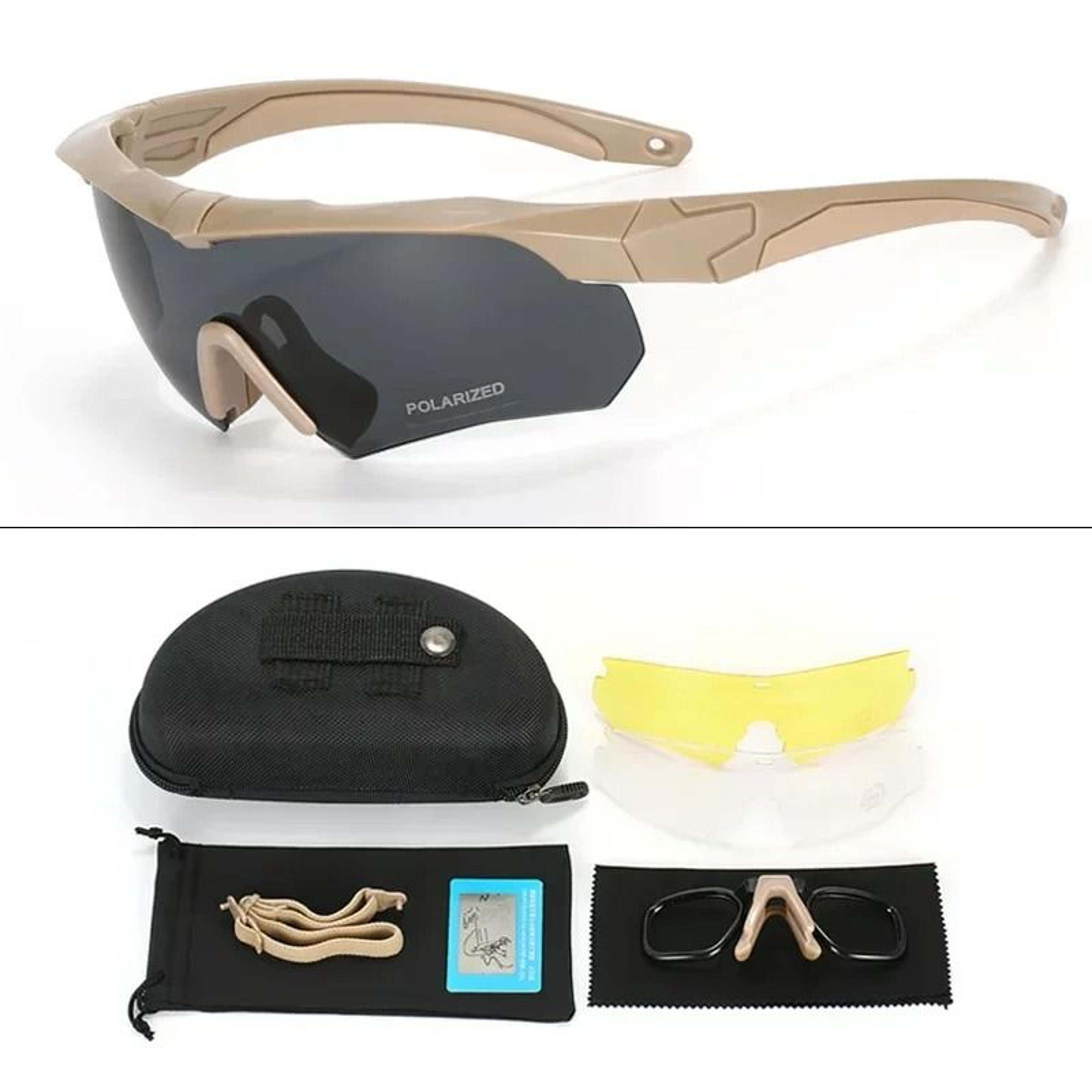 Military Tactical Goggles With Interchangeable Lenses For Airsoft Shooting And Outdoor Sports 9
