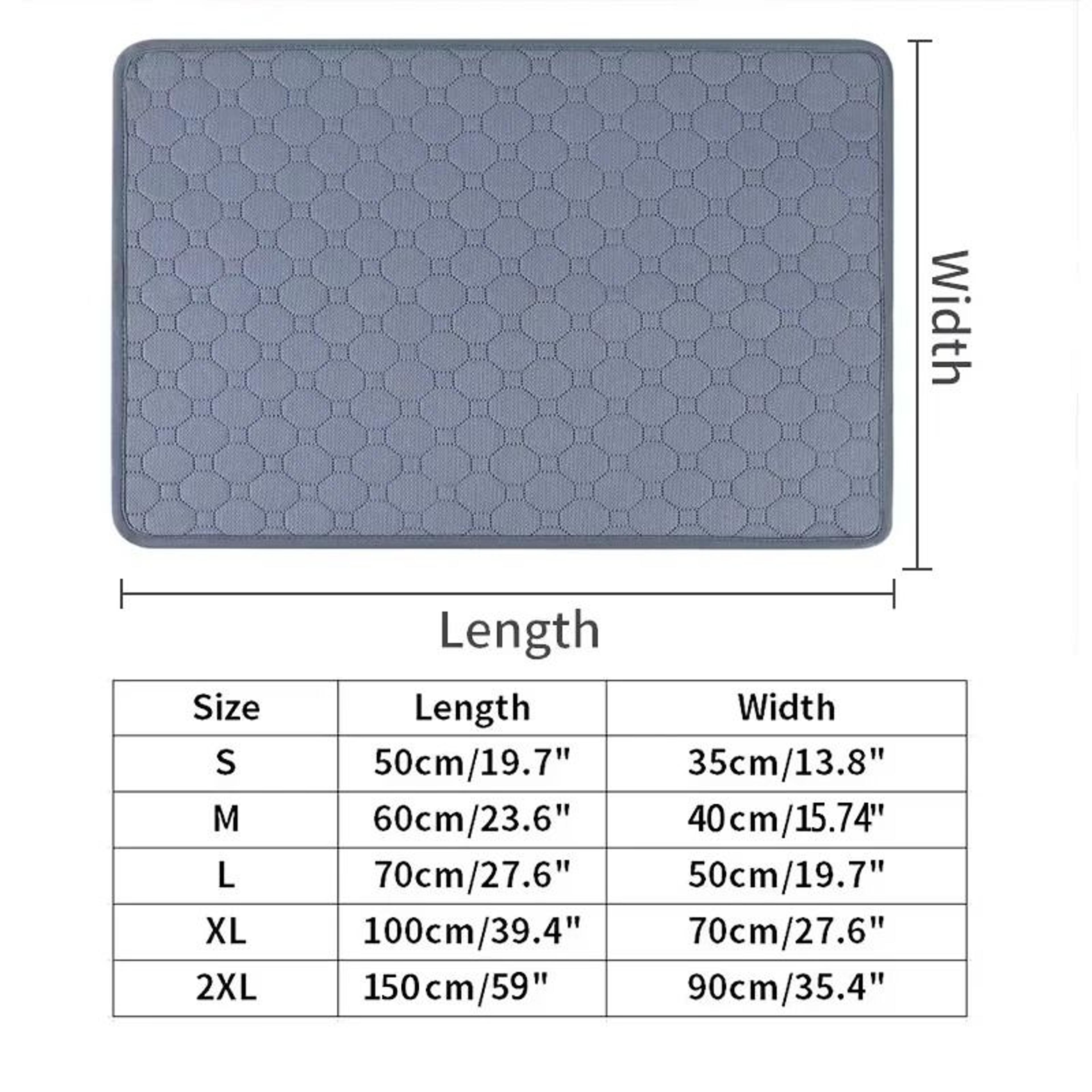 Reusable Washable Dog Pee Pad Waterproof Absorbent Training Mat For Pets 5