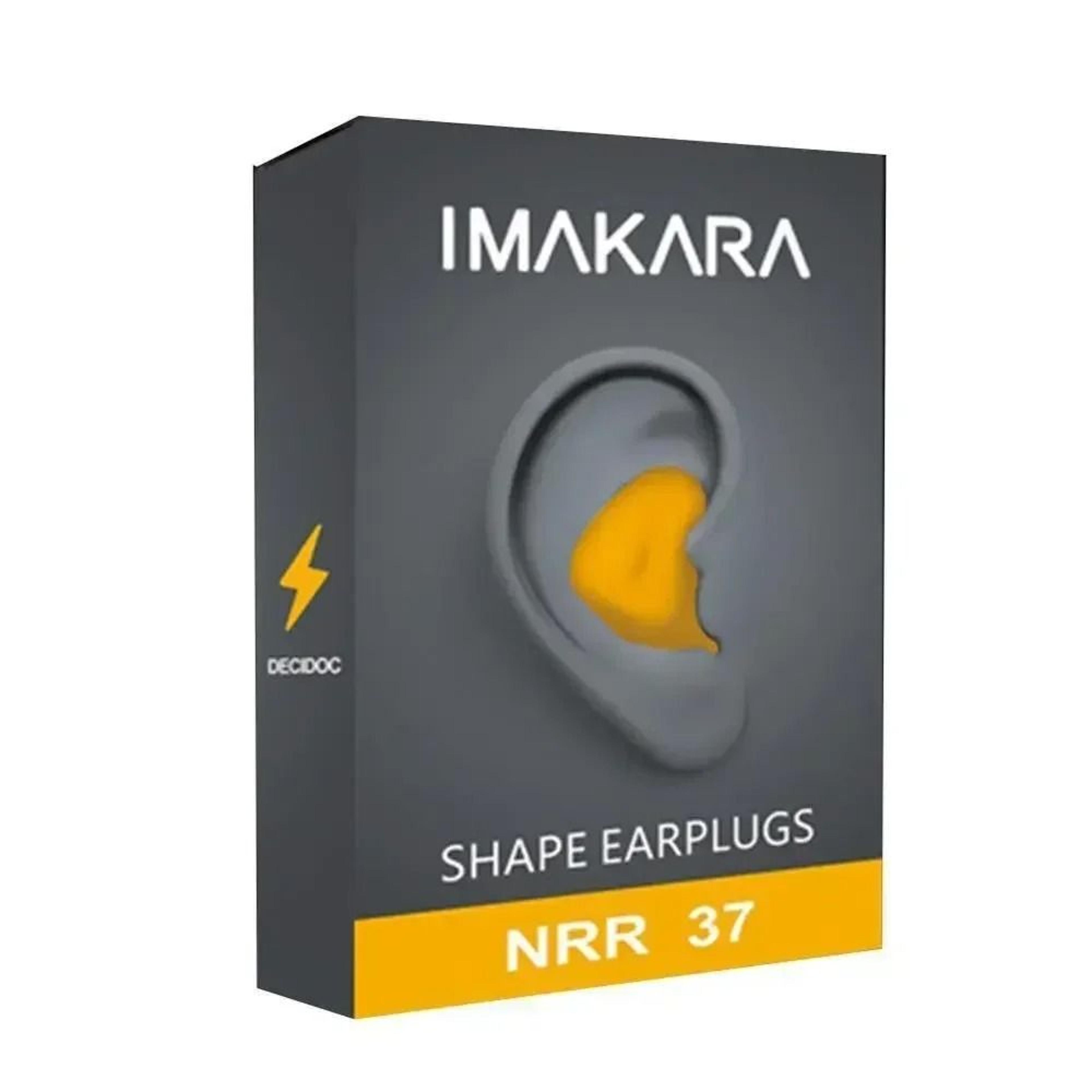 Moldable PU Noise Reduction Ear Plugs Set For Sleeping Snoring And Travel 6