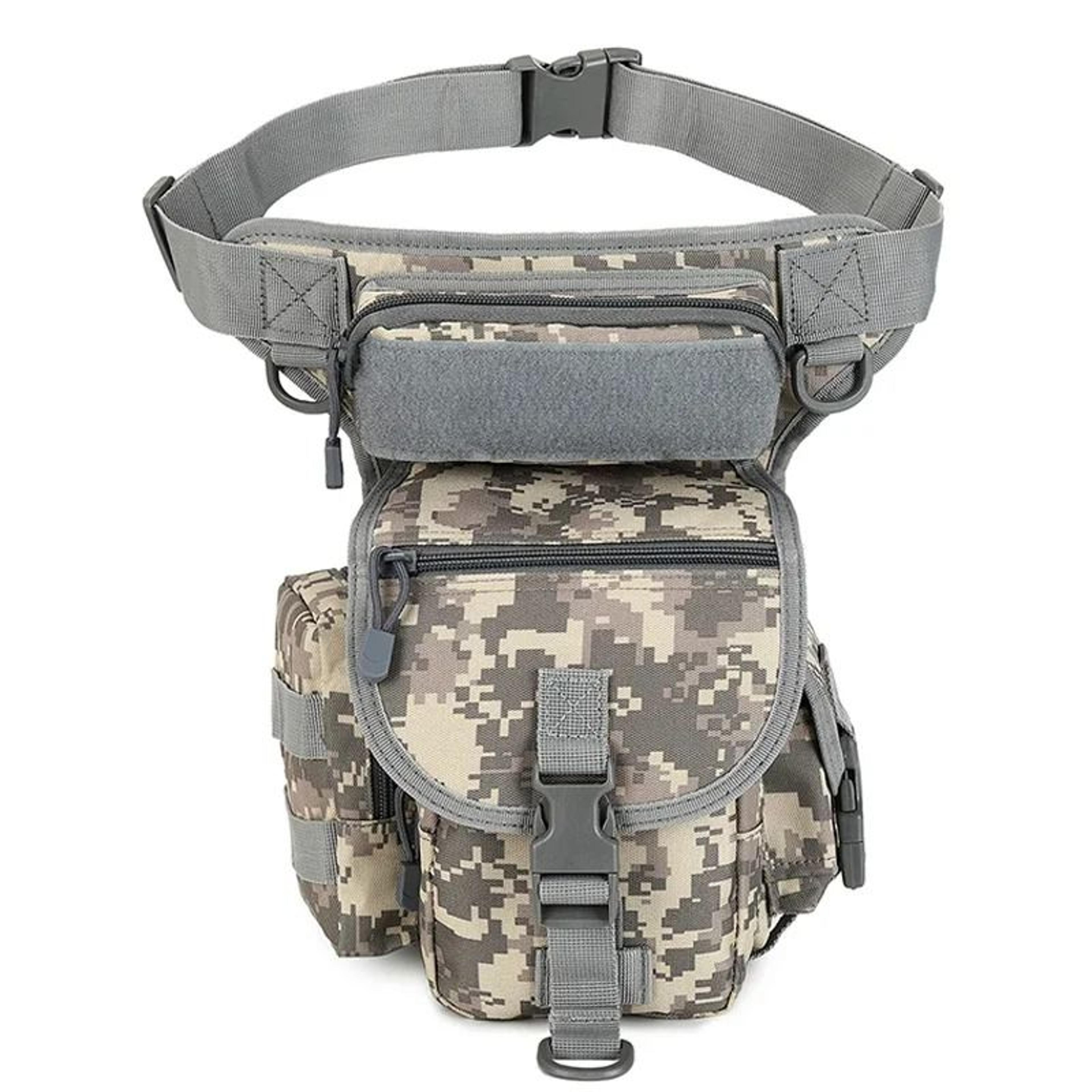 Nylon Tactical Drop Leg Bag Hiking Waist Pack For Men And Women Outdoor Sports 10