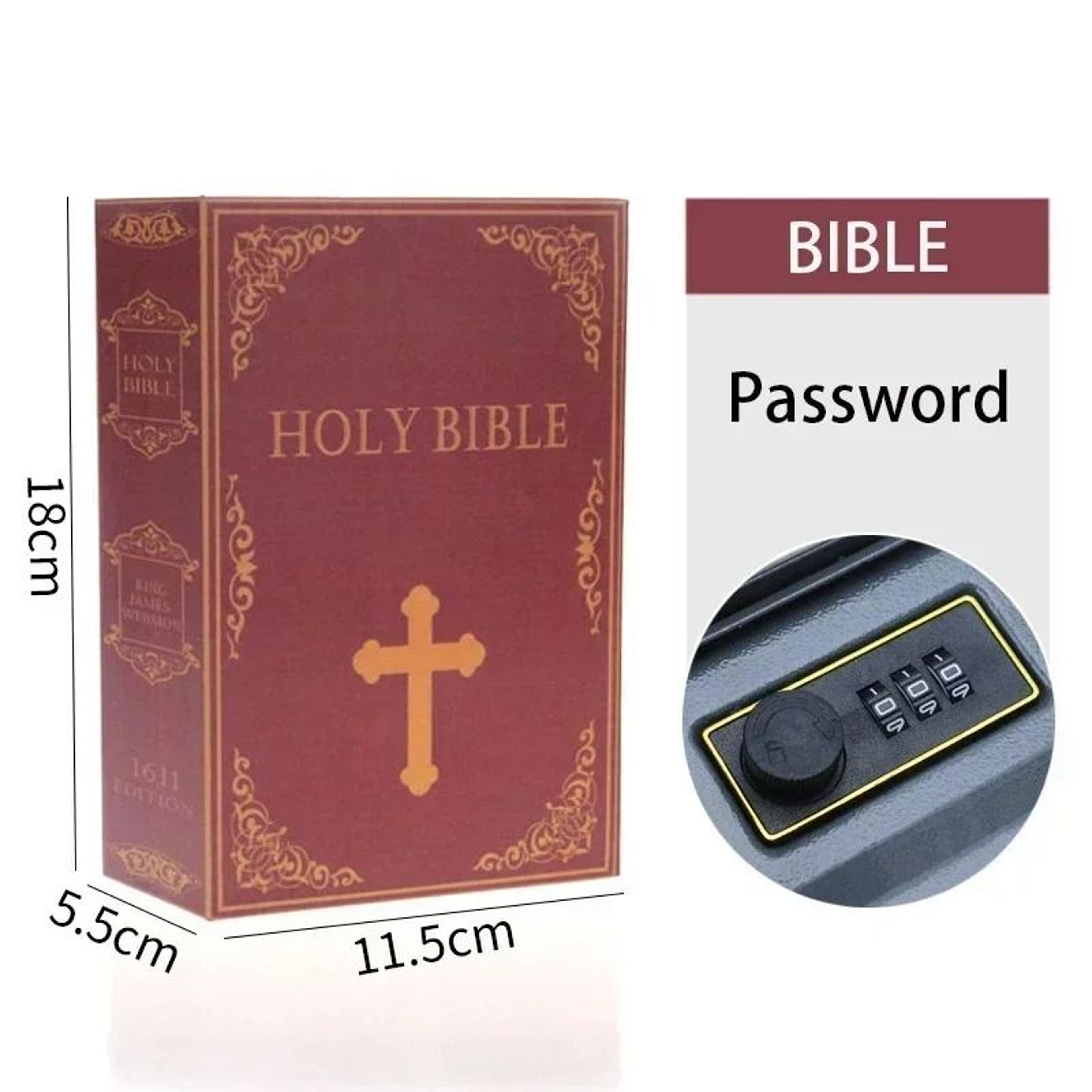 Hidden Book Safe With Combination Lock Steel Cash Box Disguised Dictionary Security Storage 18