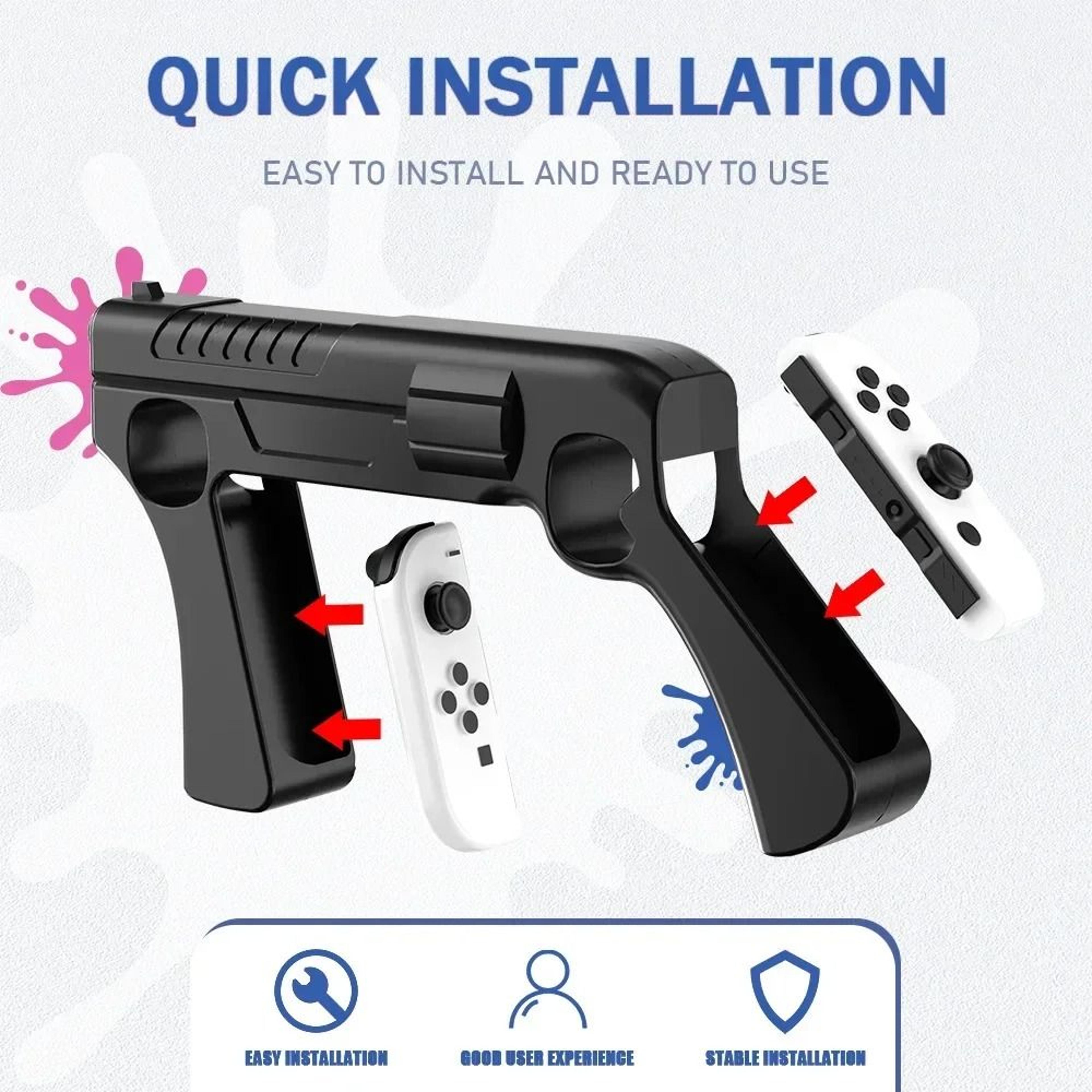 Nintendo Switch Shooting Game Gun Grip Controller For Splatoon And Hunting Games 2